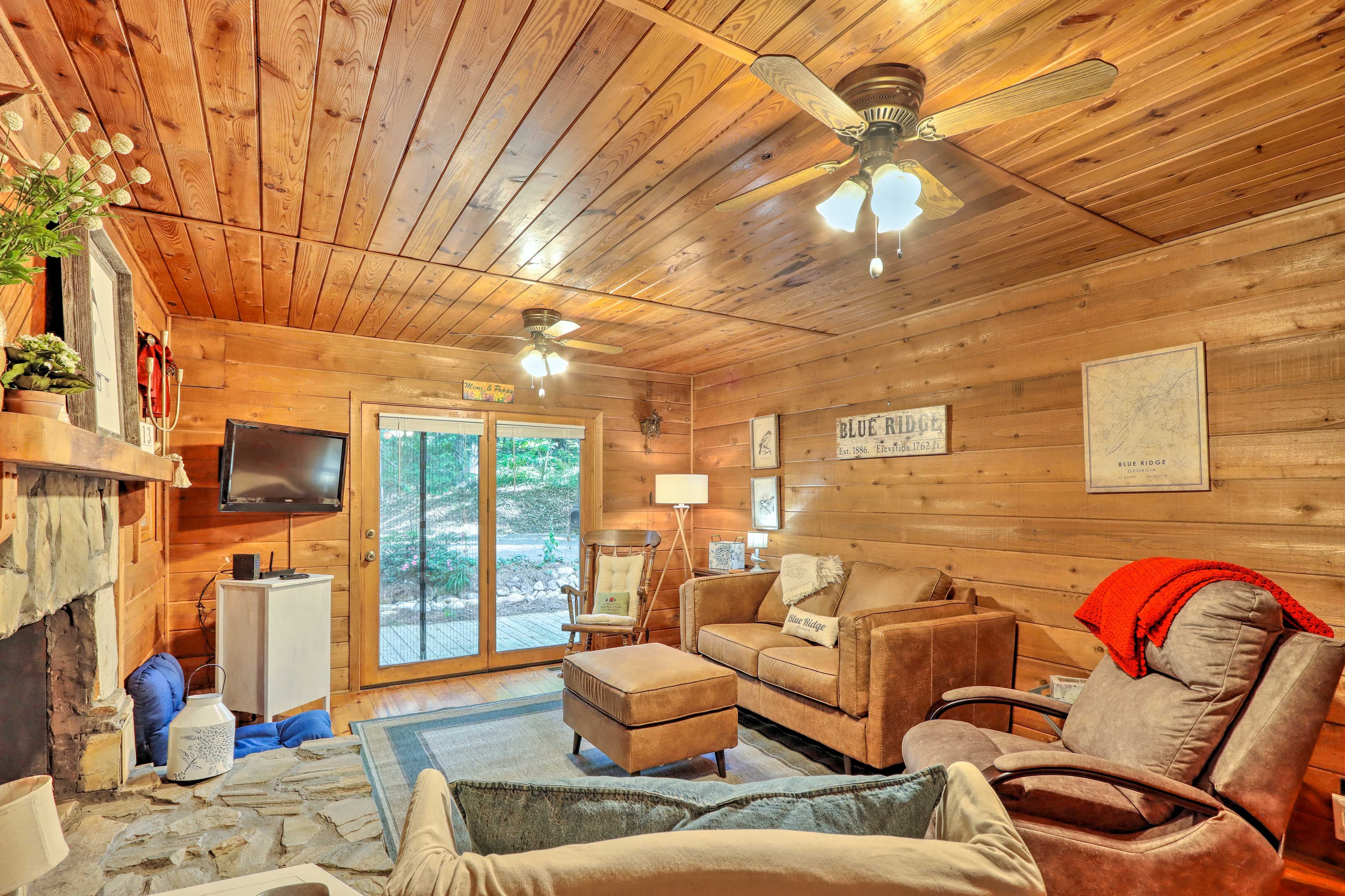 Living Room | Main Level | Free WiFi | Central Heat & A/C