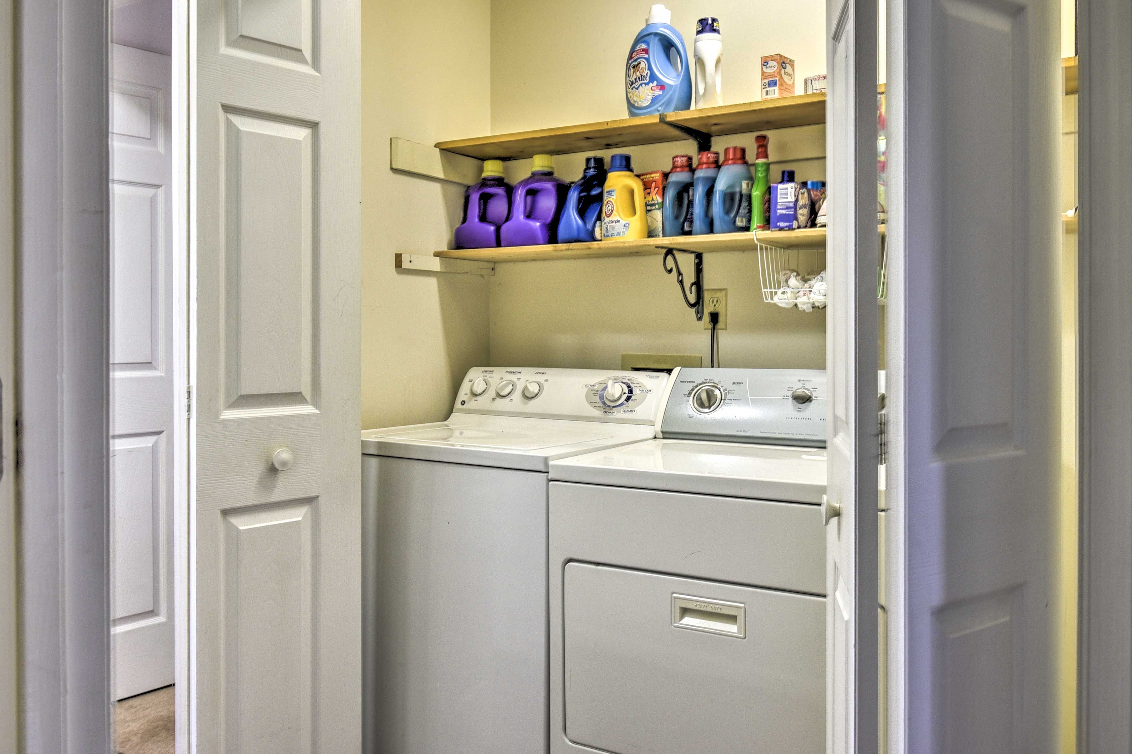 Laundry Area | Detergent Provided