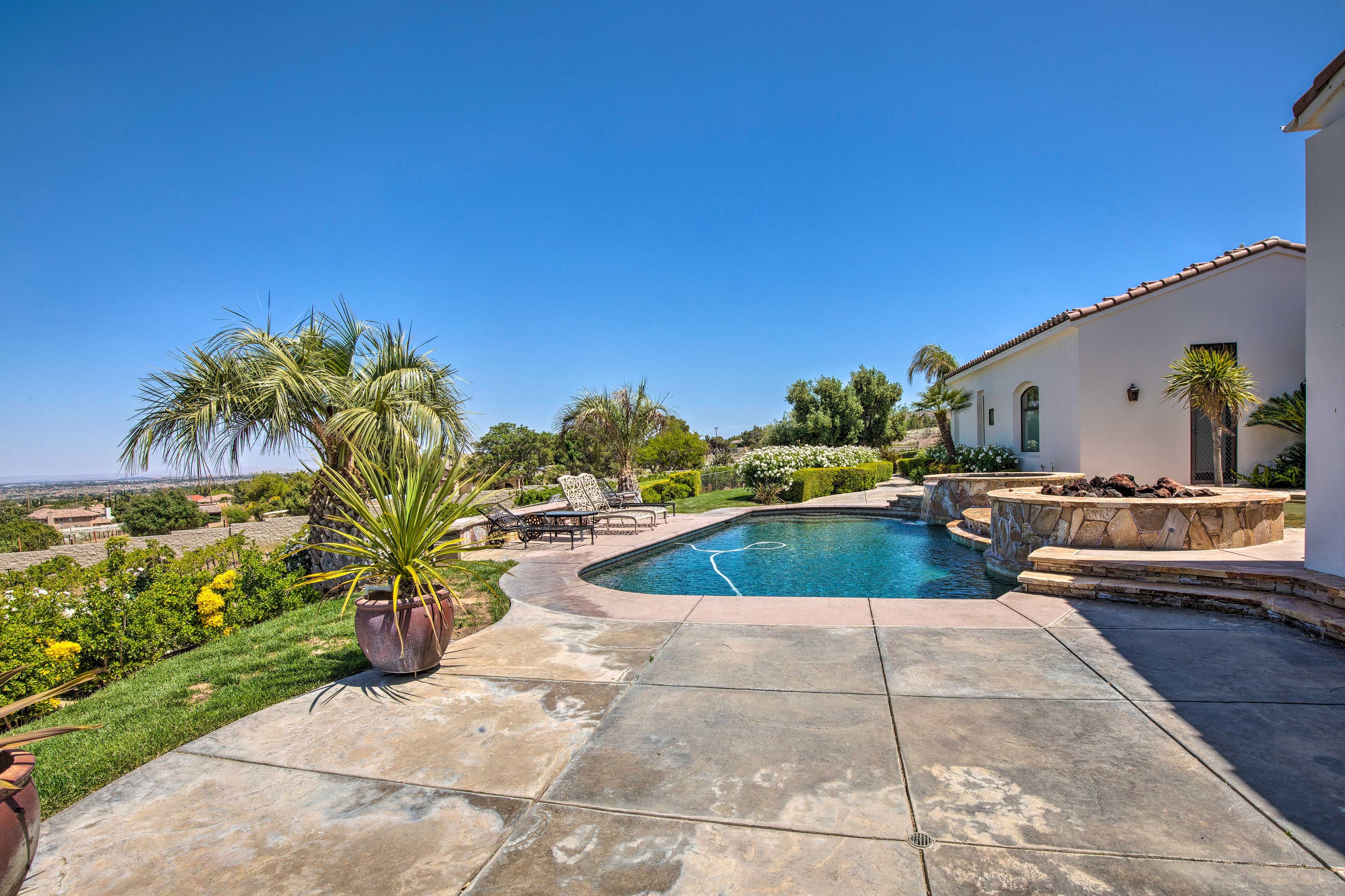 Pool Area | Vineyard Views