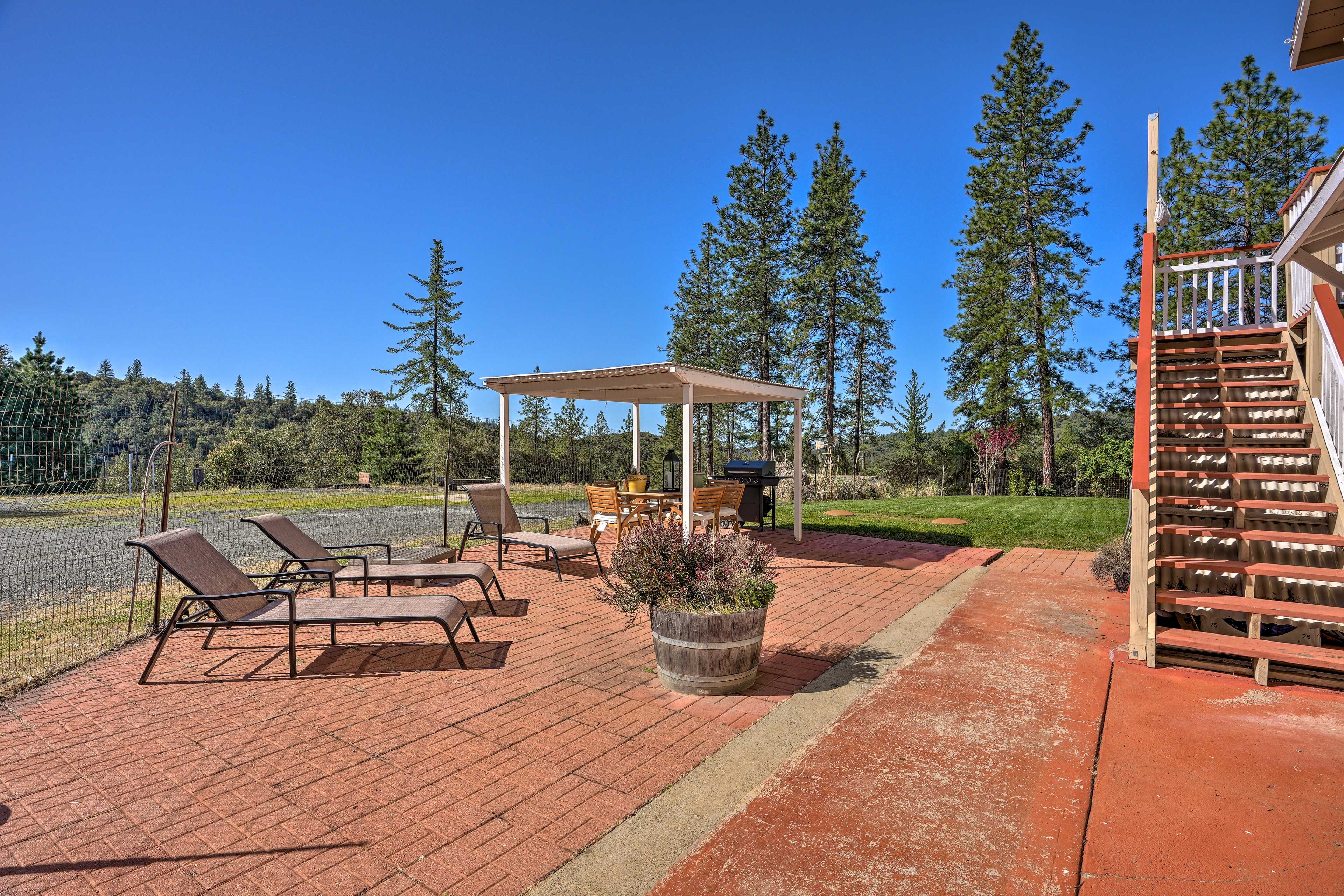 Side Yard | Gas Grill (Propane Not Provided)
