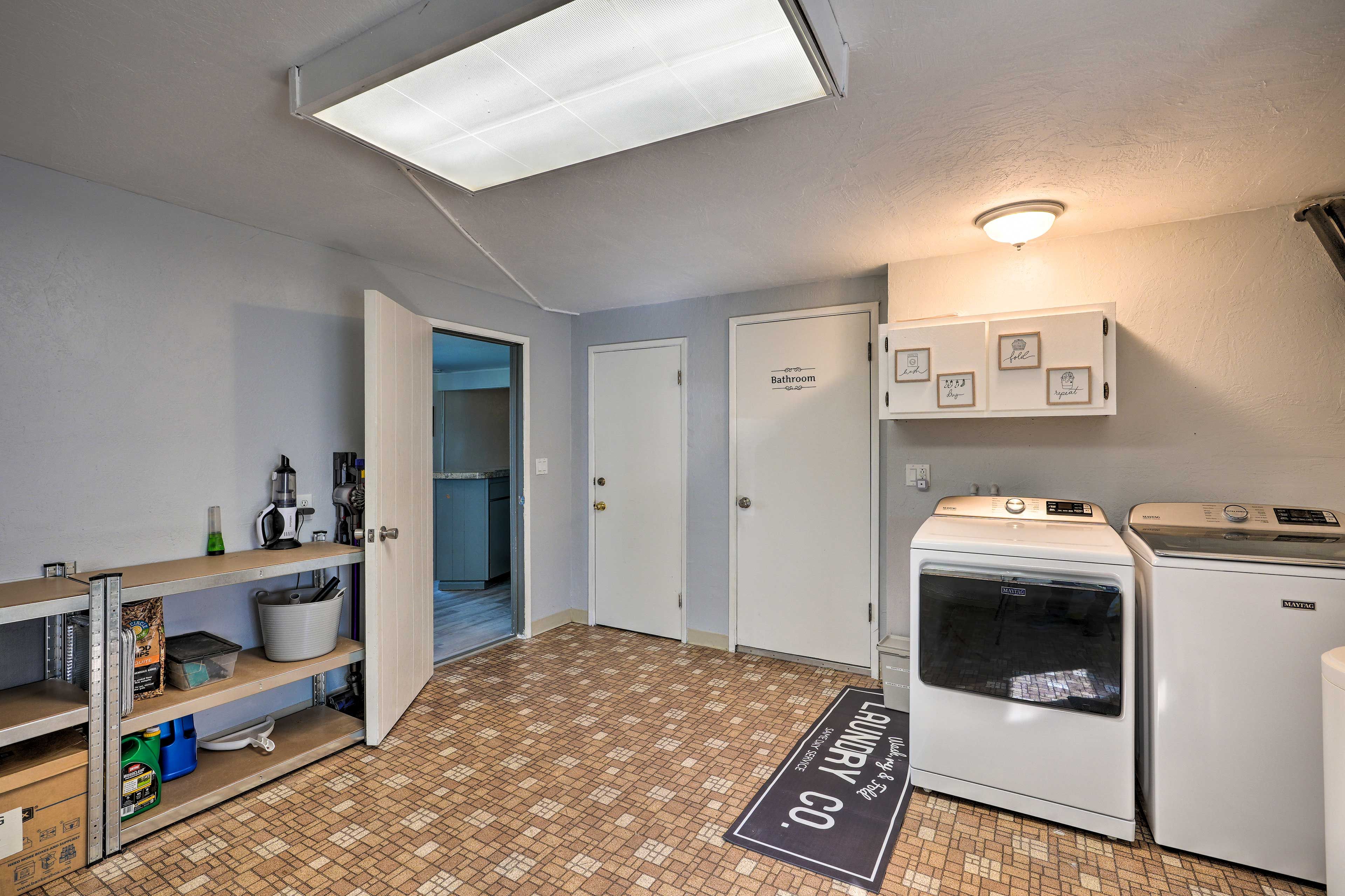 In-Unit Washer & Dryer (Detergent Not Provided)