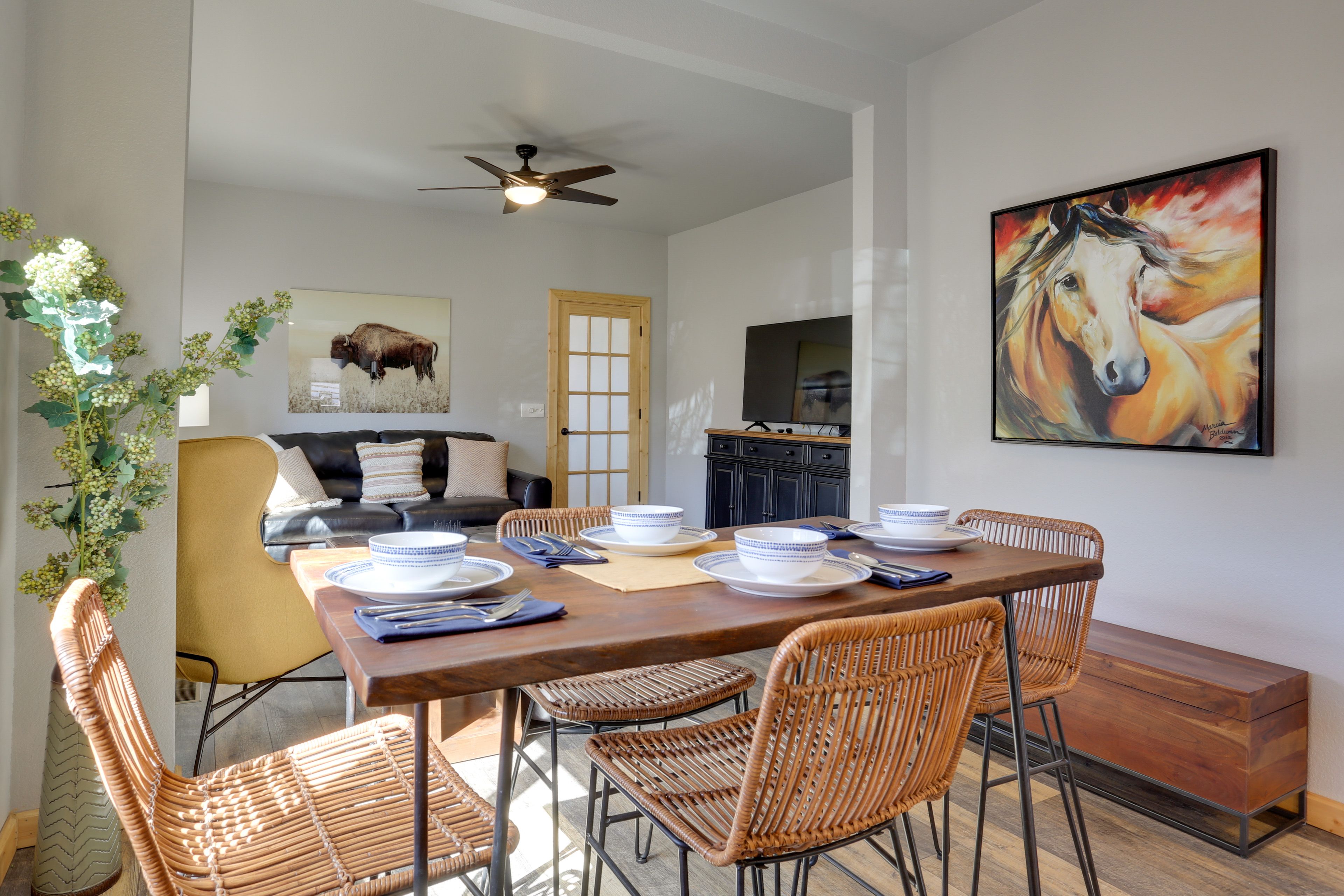 Spearfish Vacation Rental | 2BR | 1 BA | 1,000 Sq Ft | Step-Free Access