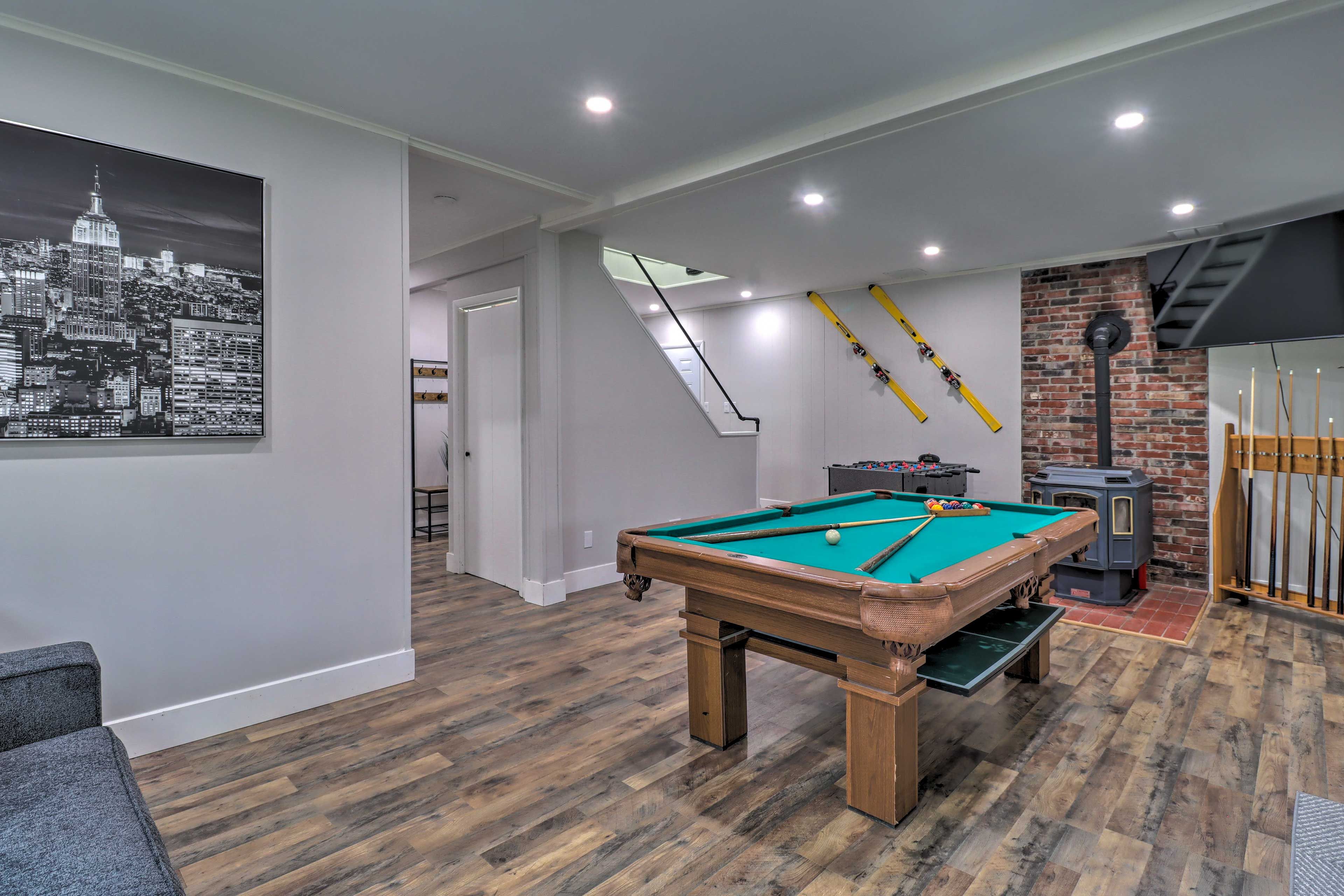 Game Room | Wood-Burning Stove