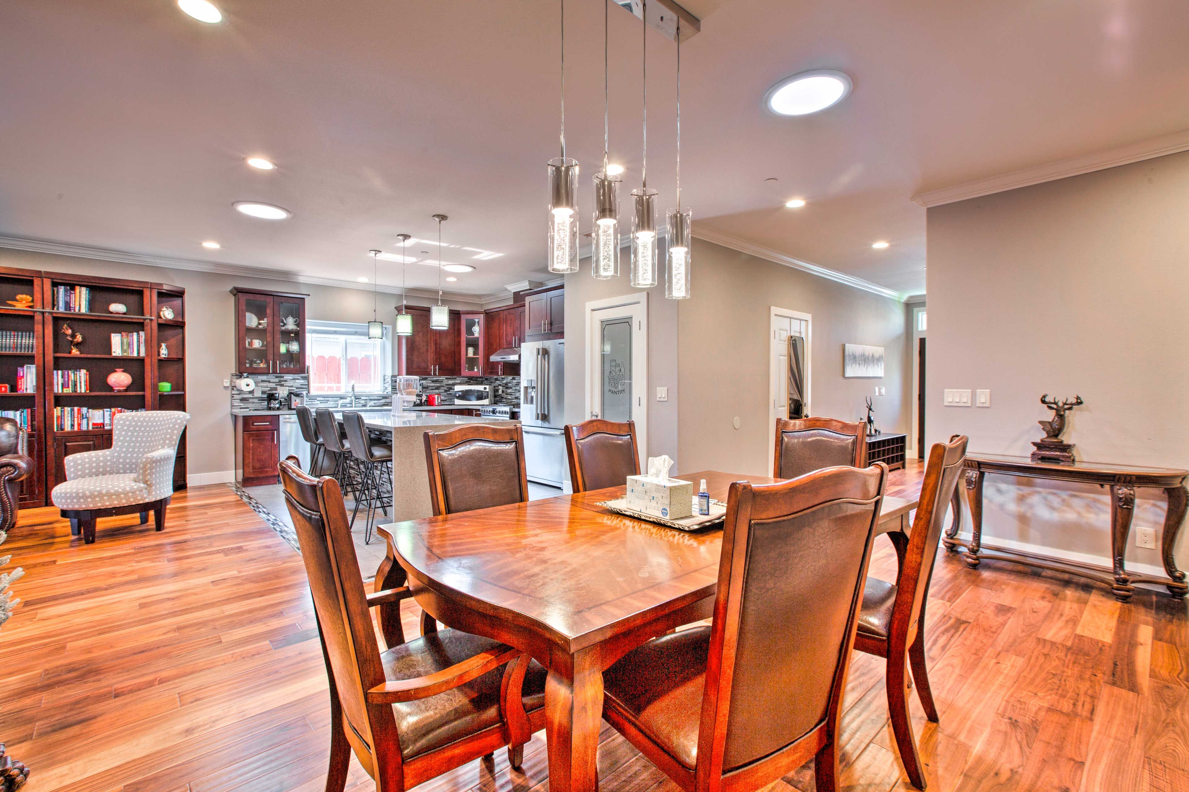 Fremont Vacation Rental | 4BR | 3BA | 1 Step to Enter | 2,050 Sq Ft