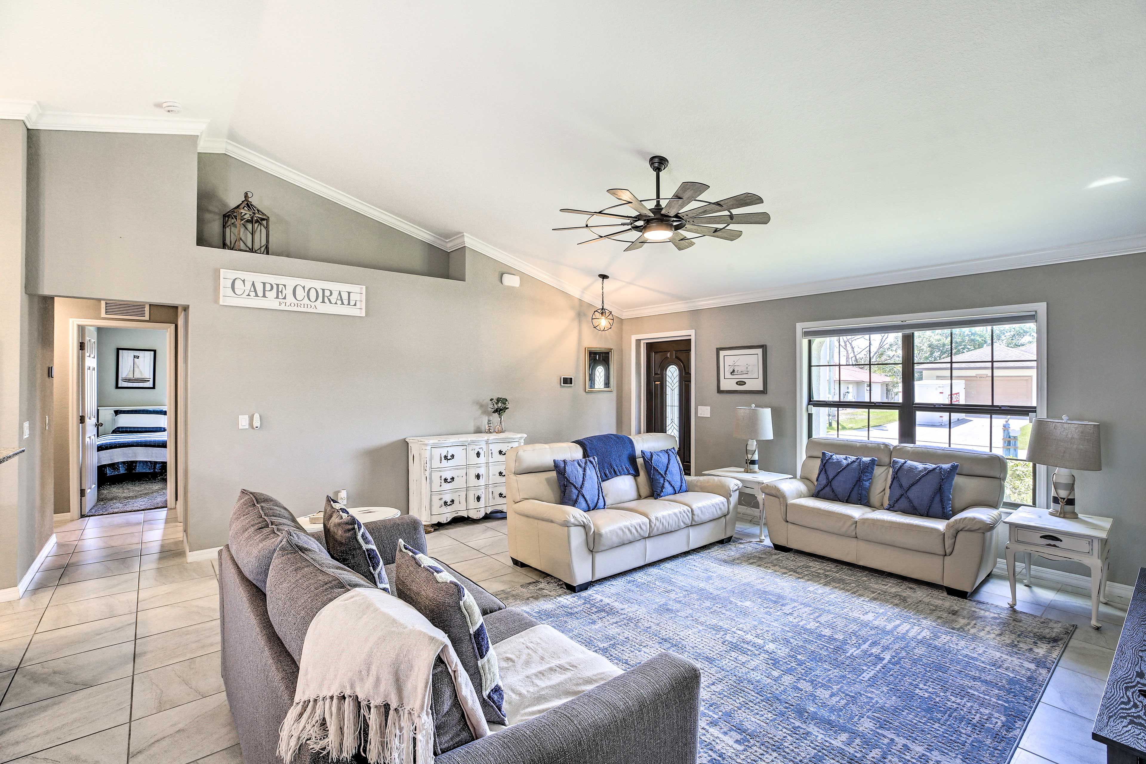 Living Room | Central Heating & A/C
