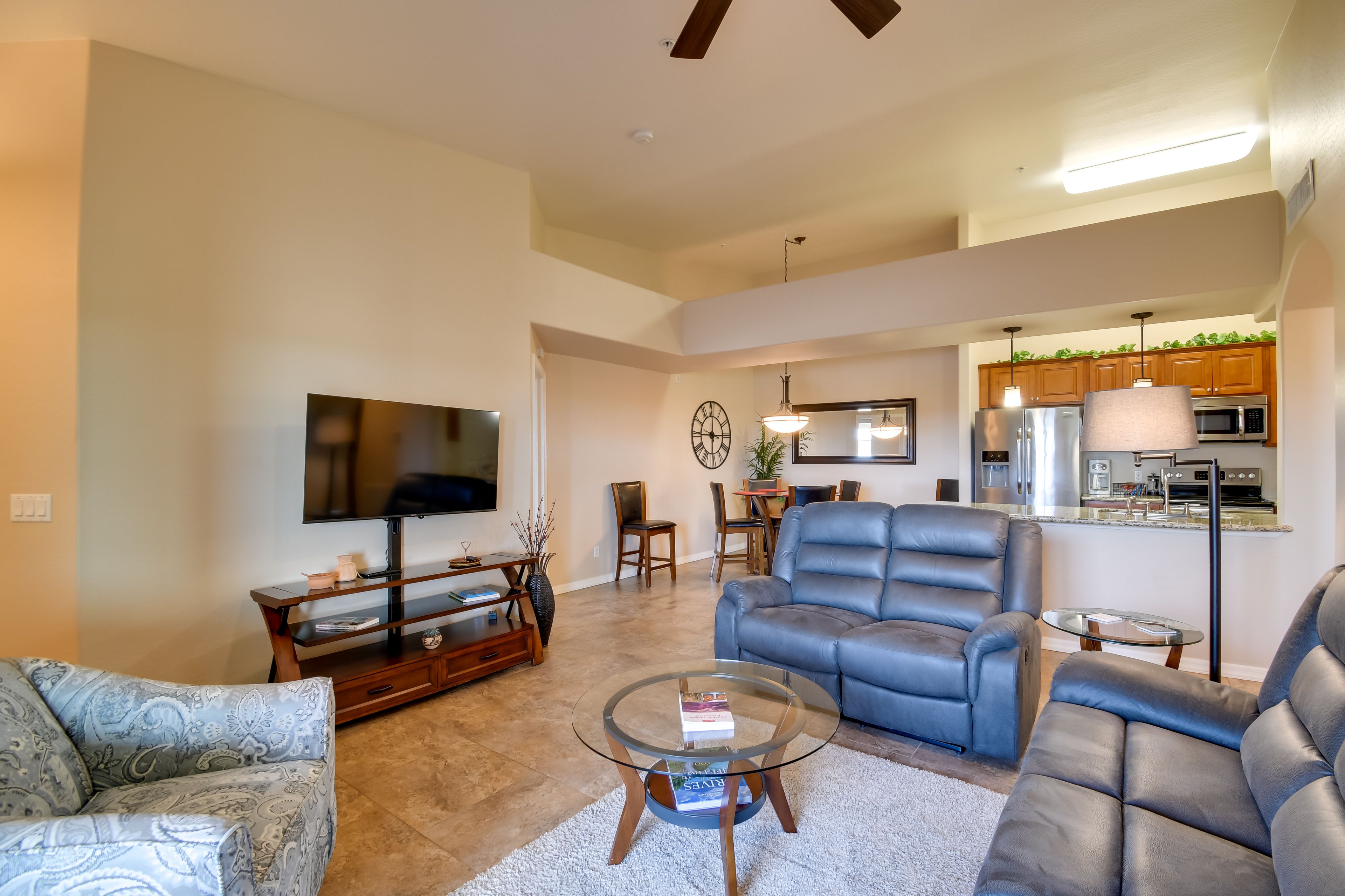 Living Room | Smart TV | Central A/C & Heat