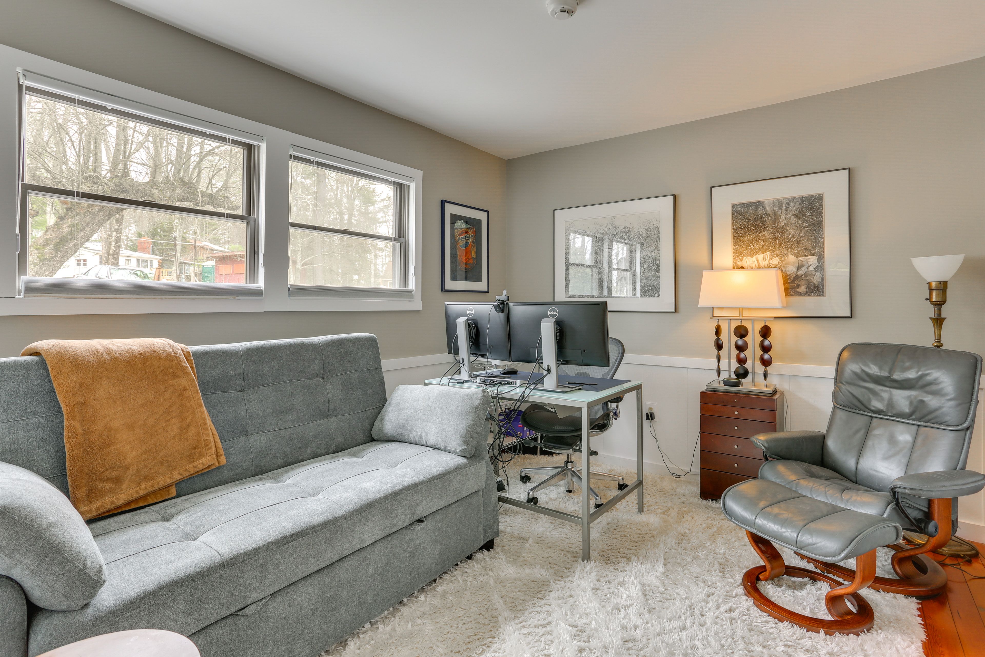 Bedroom 2 | Queen Sleeper Sofa | Laptop Workspace | 1st Floor
