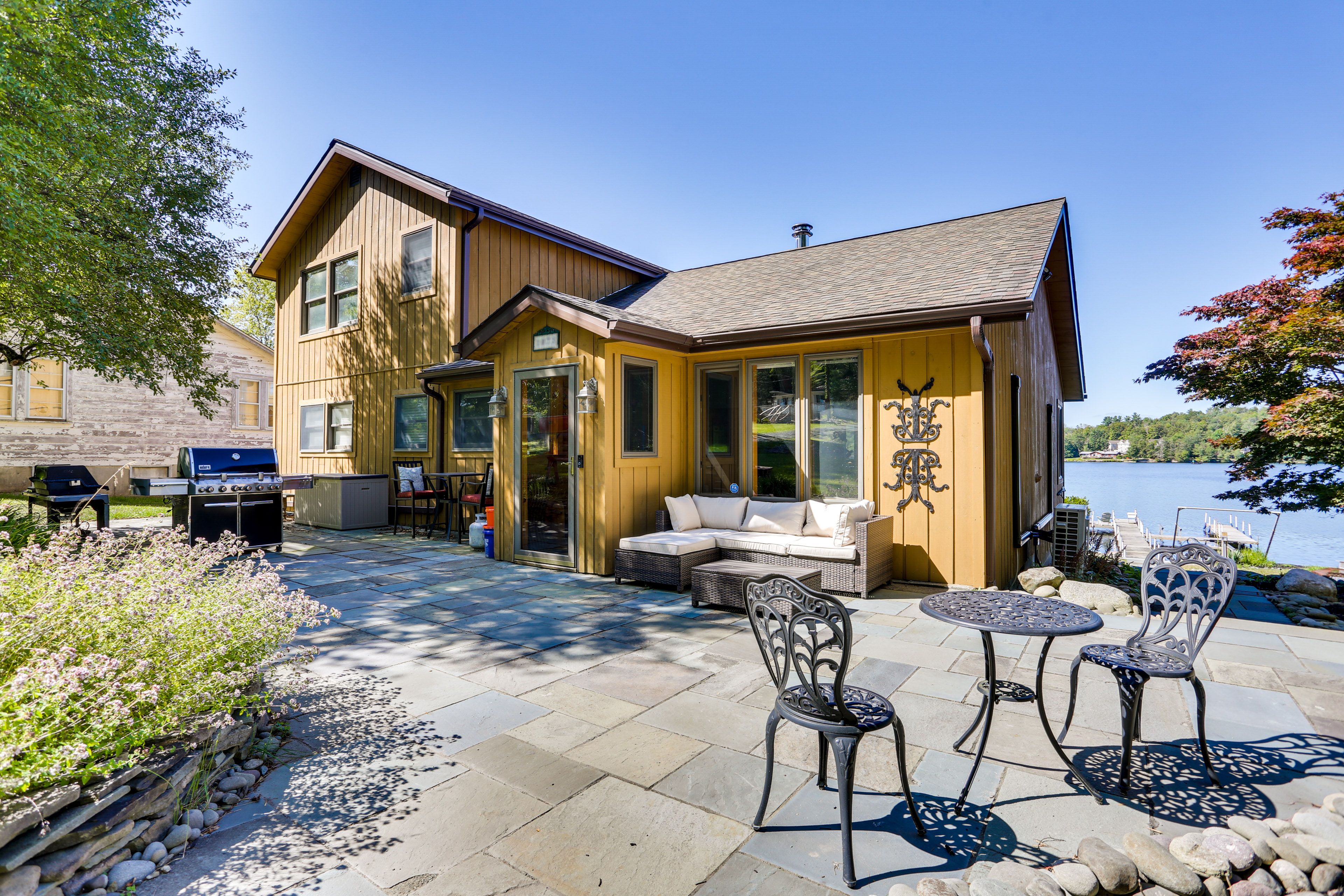 Furnished Patio w/ 2 Addt'l Dining Areas | Gas Grill