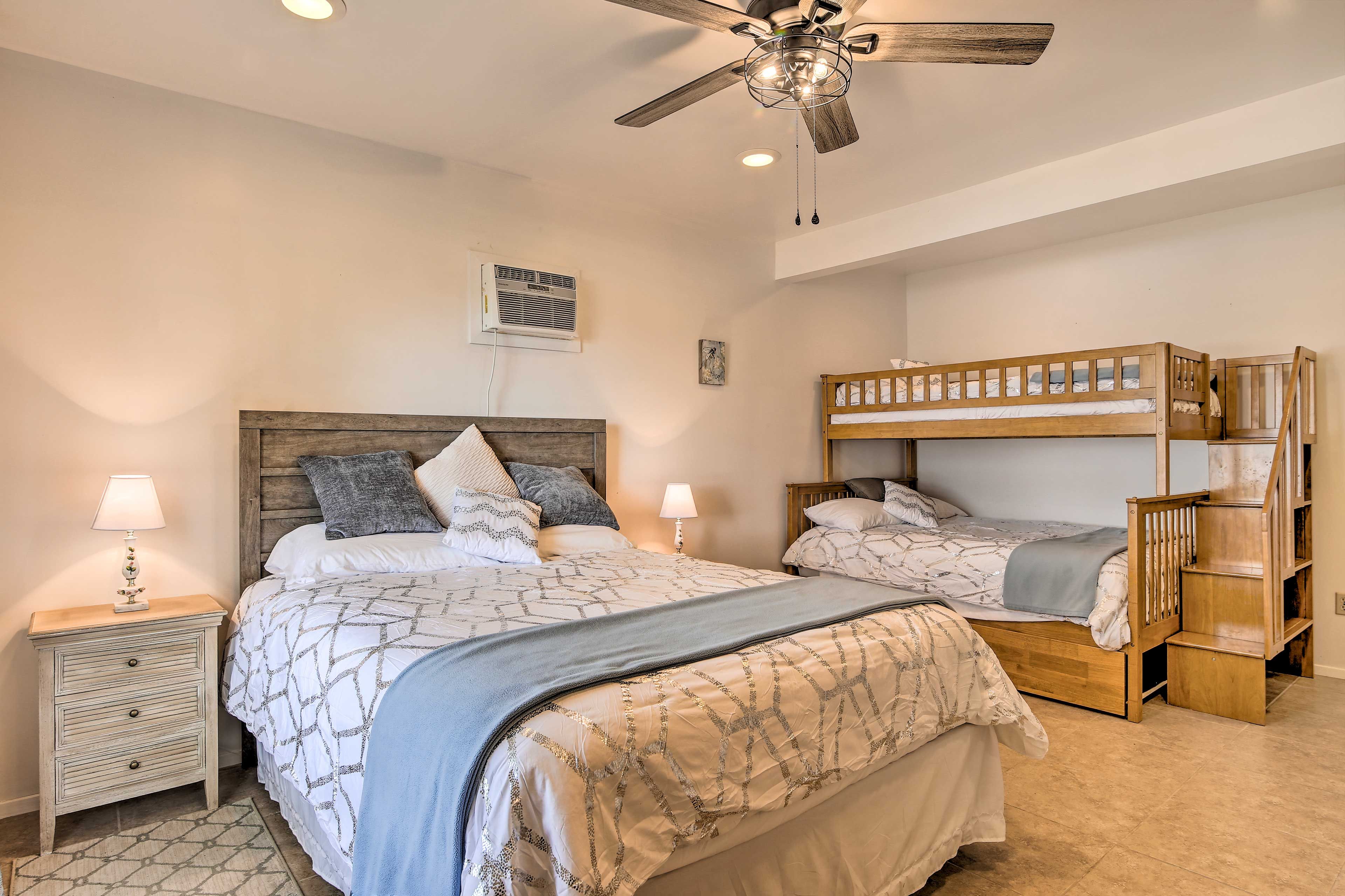 Bedroom 3 | Queen Bed | Twin/Full Bunk Bed w/ Twin Trundle