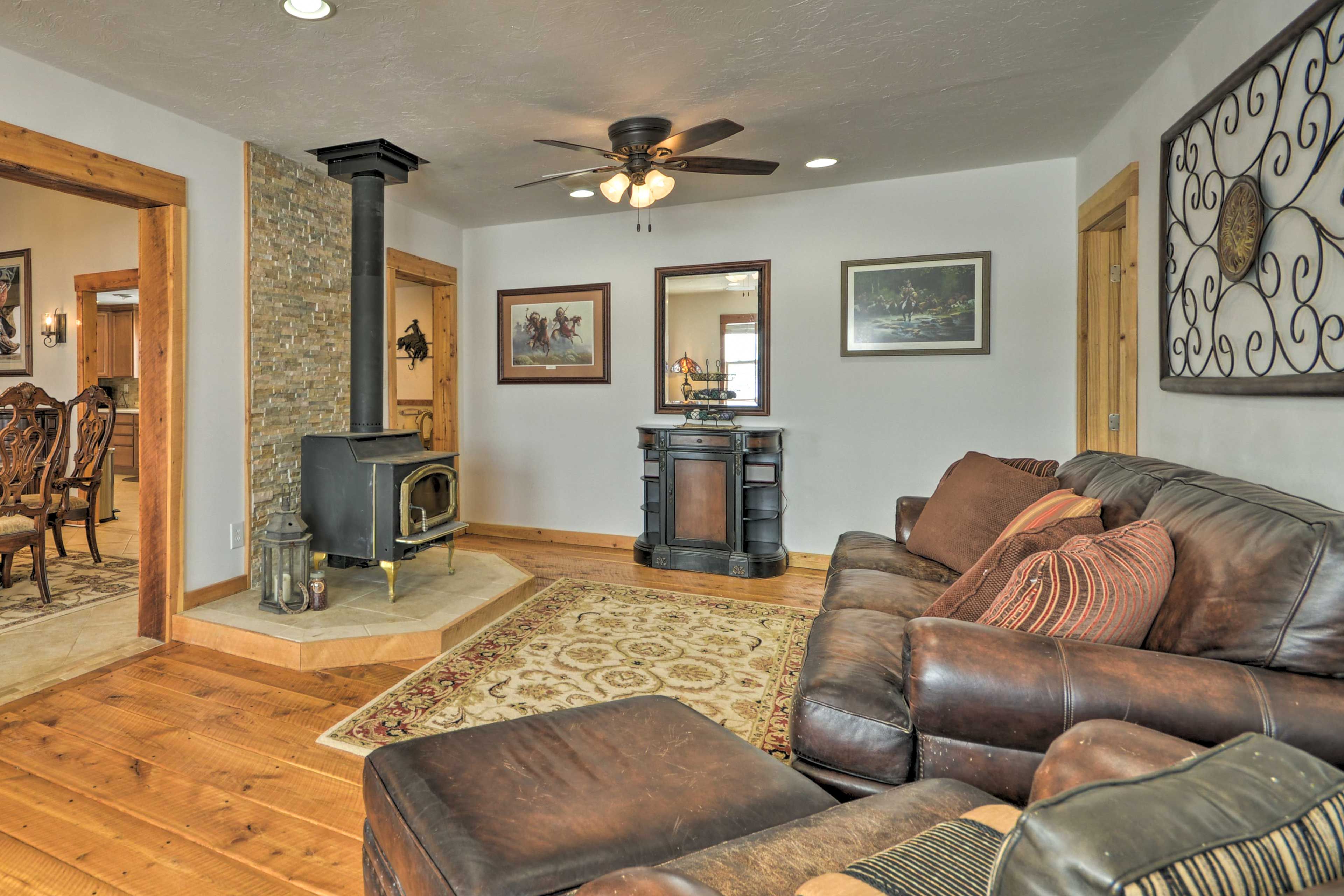 Family Room | Wood-Burning Stove