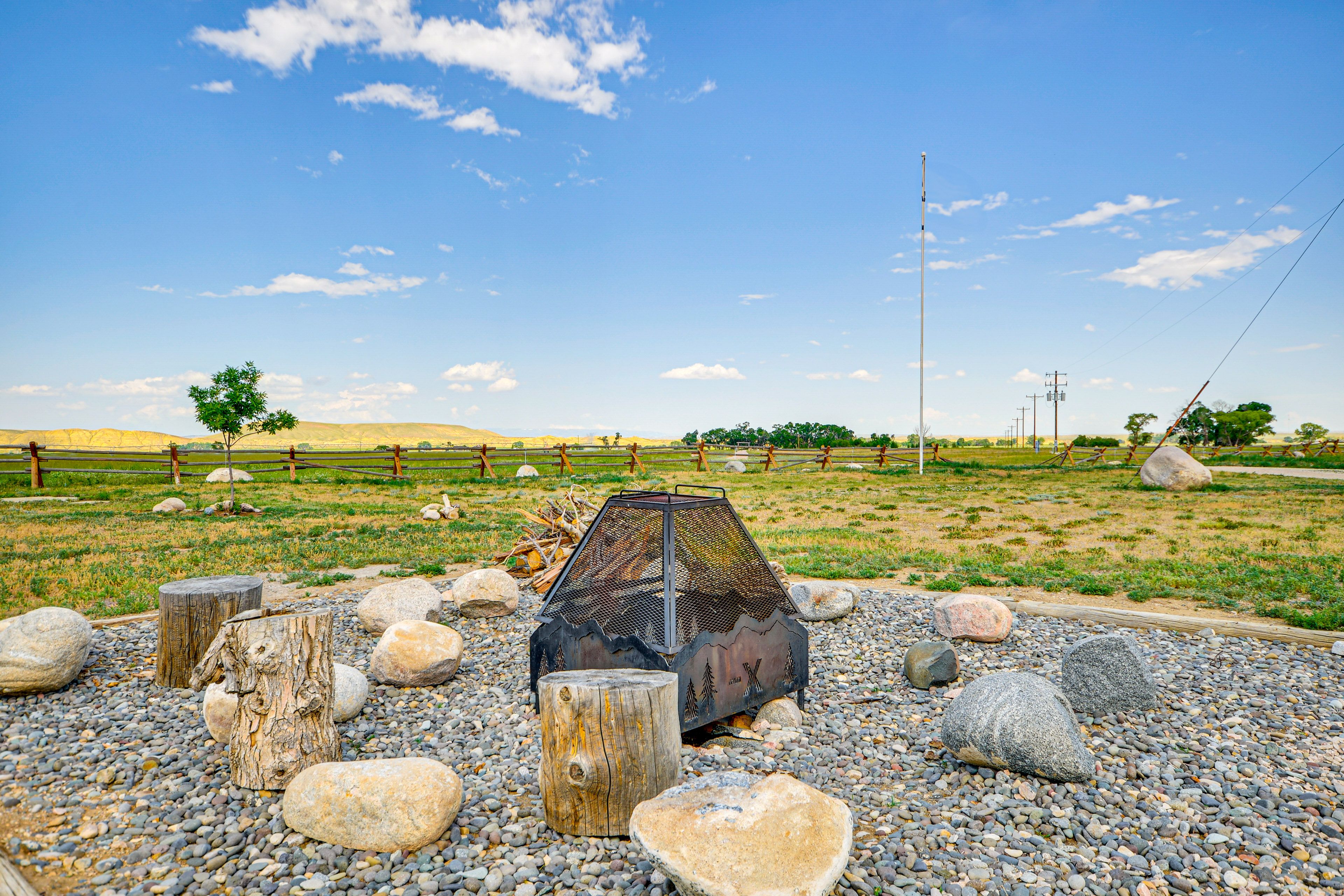 Wood-Burning Fire Pit