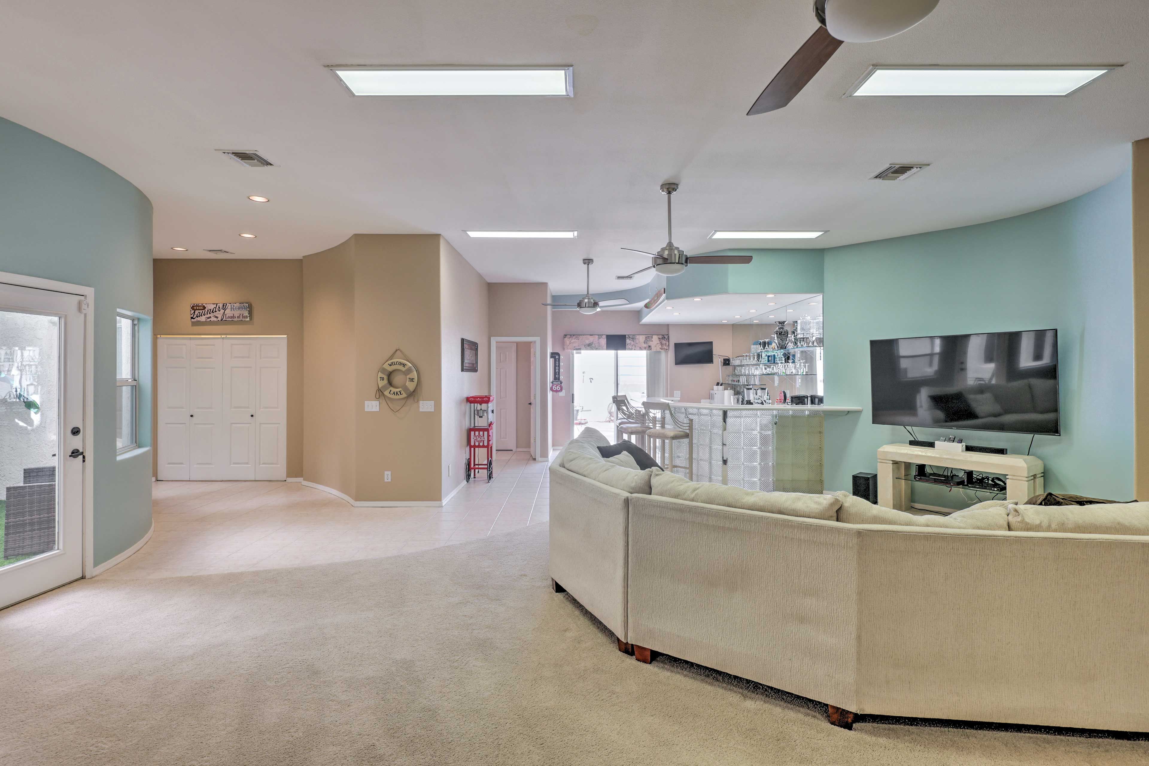 Downstairs Living Area | Bottom Floor