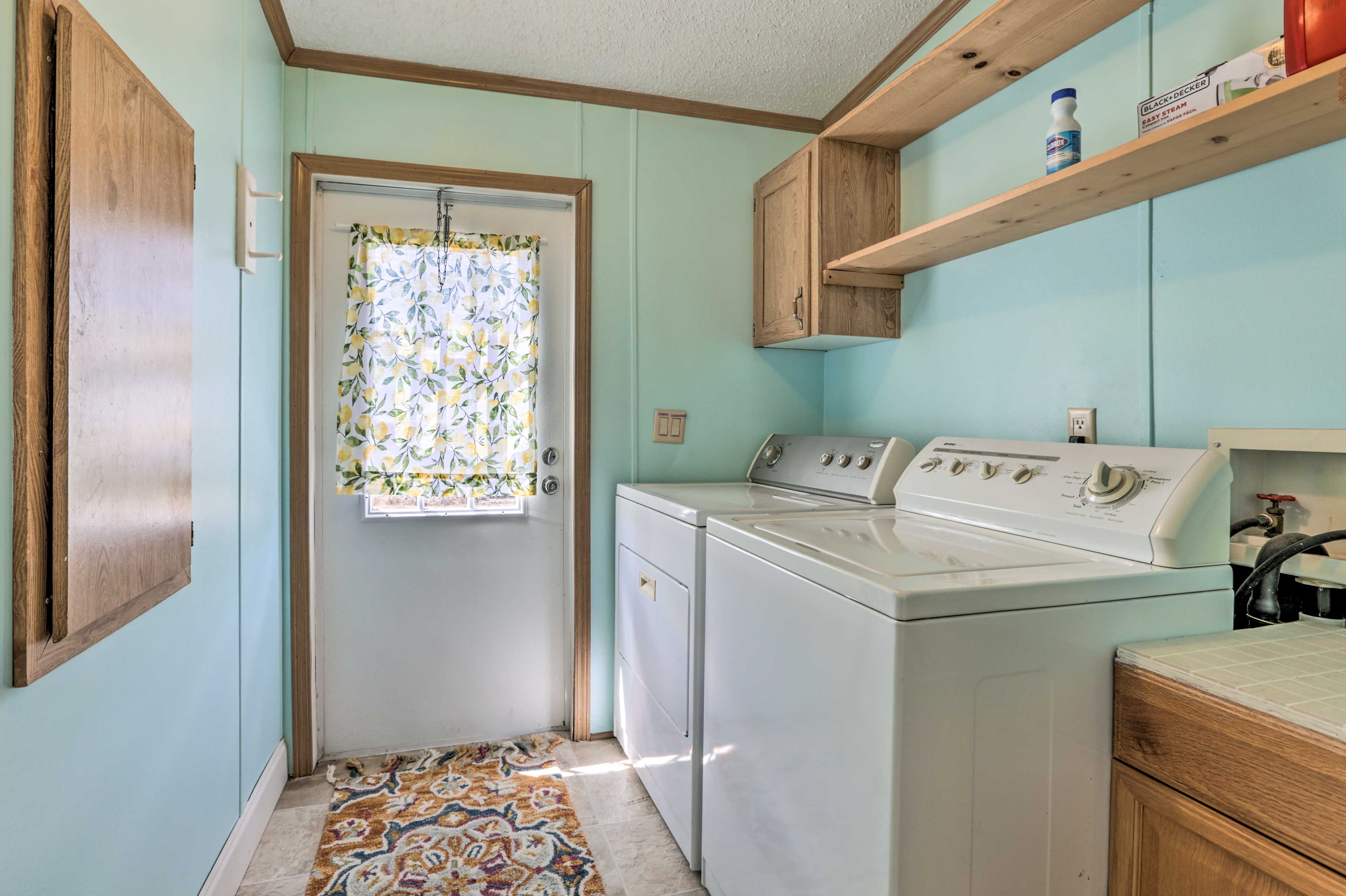 Laundry Area | Detergent Provided