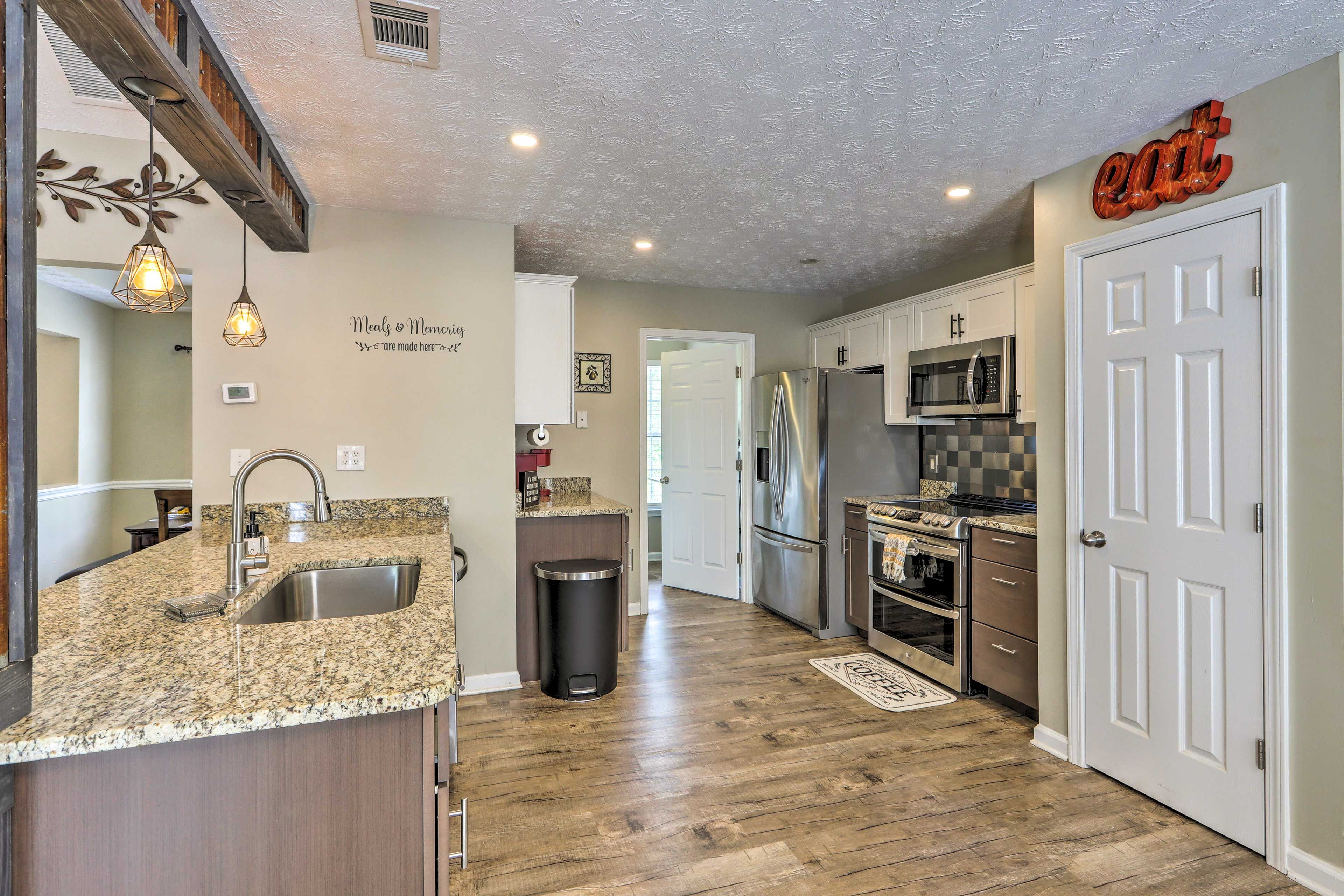 Kitchen | Fully Equipped | Cooking Basics | Coffee Maker
