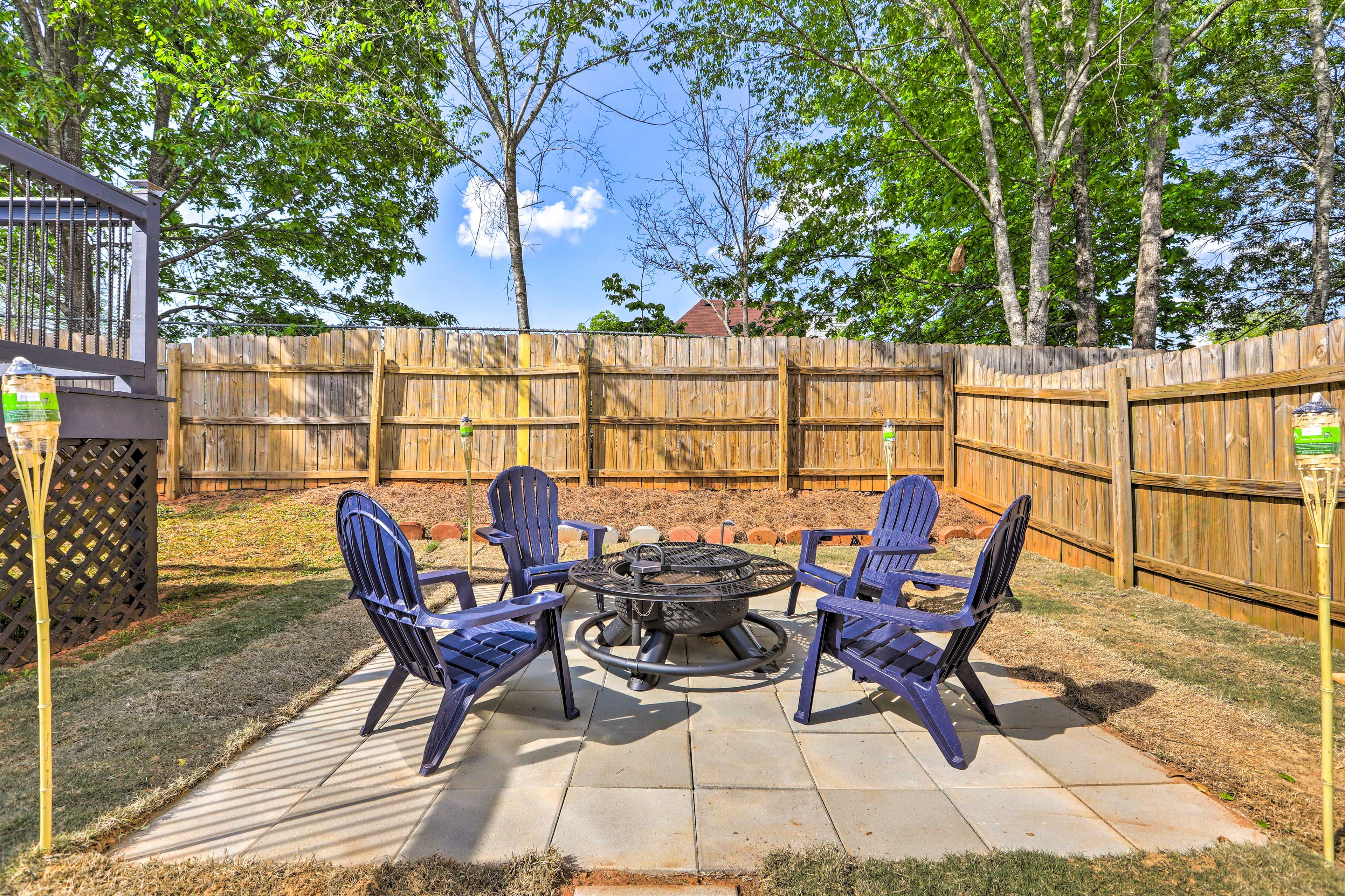 Large Fenced Yard | Seasonal Pool (Closed Until May 24, 2025 ) | Charcoal Grill