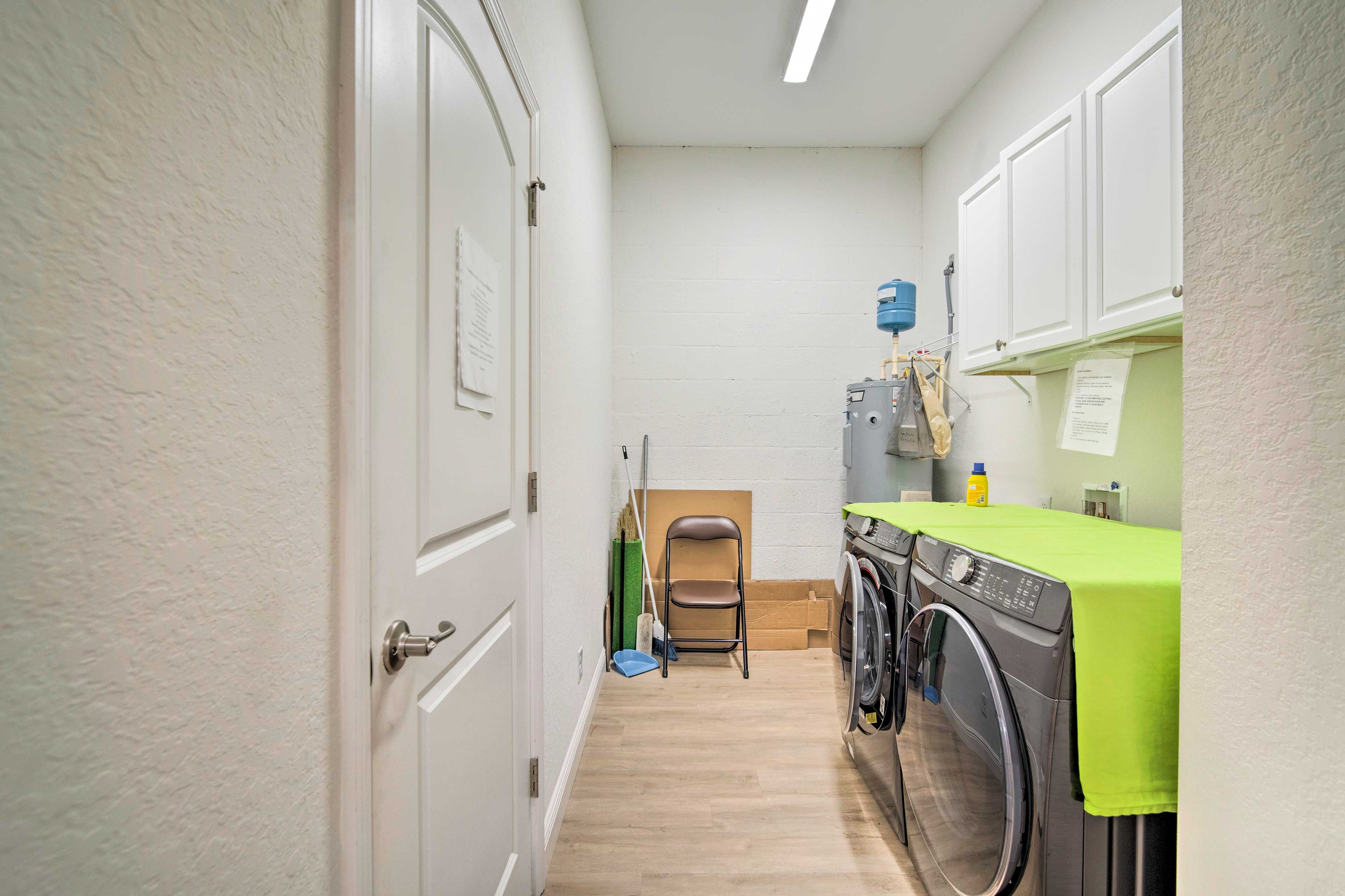 Laundry Room | Main Level | Washer + Dryer