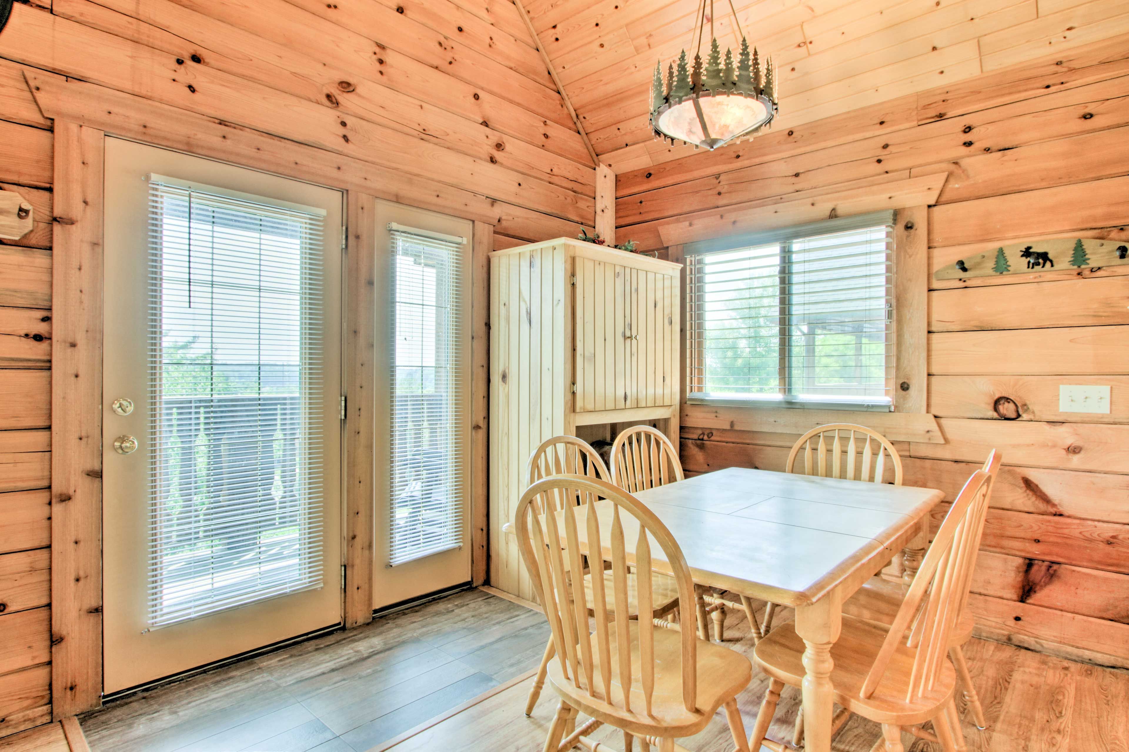 Dining Room | Dishware & Flatware Provided | 1st Floor