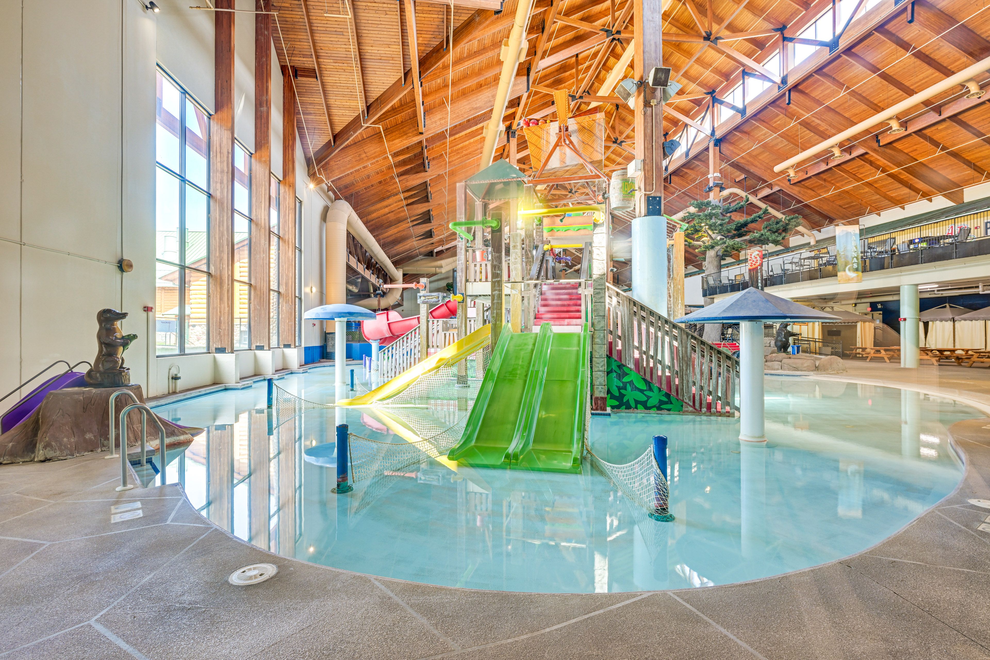 Three Bears Resort Amenities | Indoor/Outdoor Pools | Hot Tub | Splash Pads