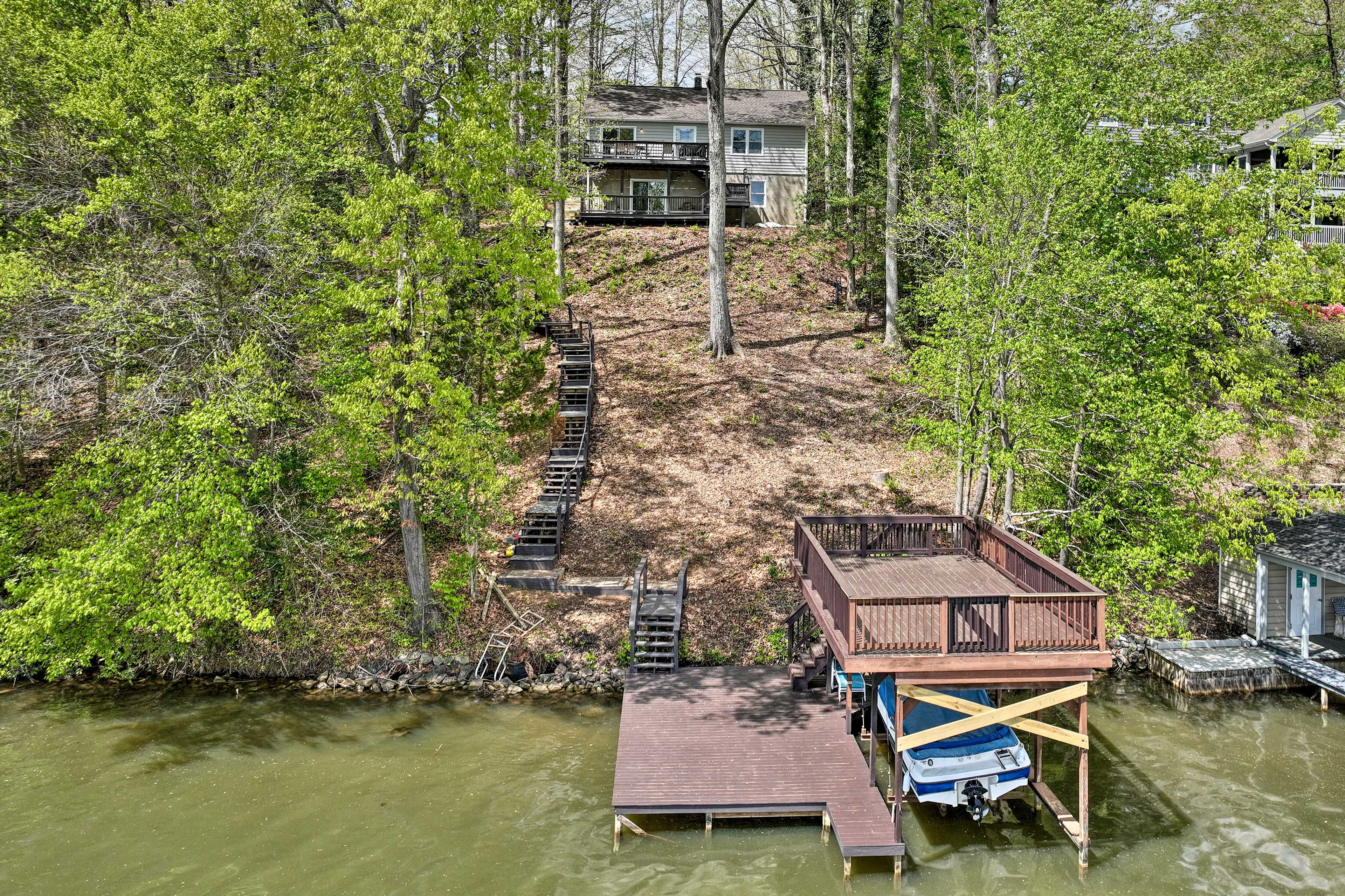 Boat Dock w/ Deck (Boat Not Included)