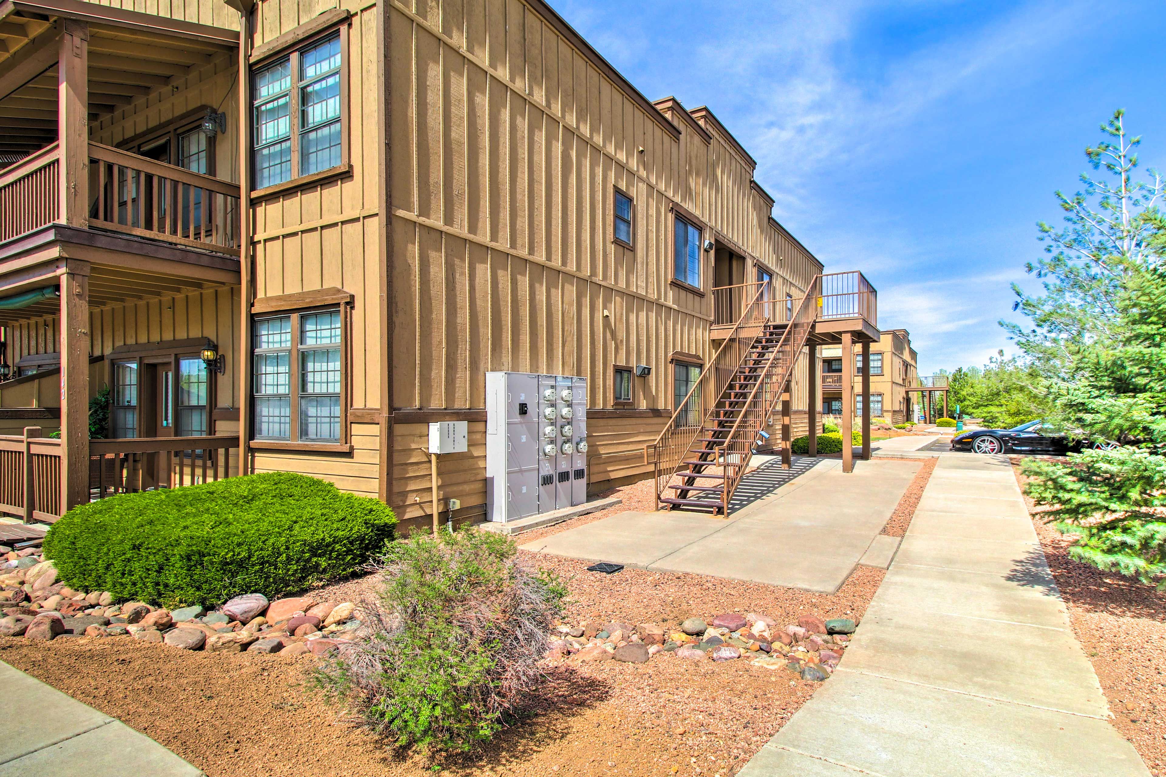 Property Exterior | 2nd-Floor Unit