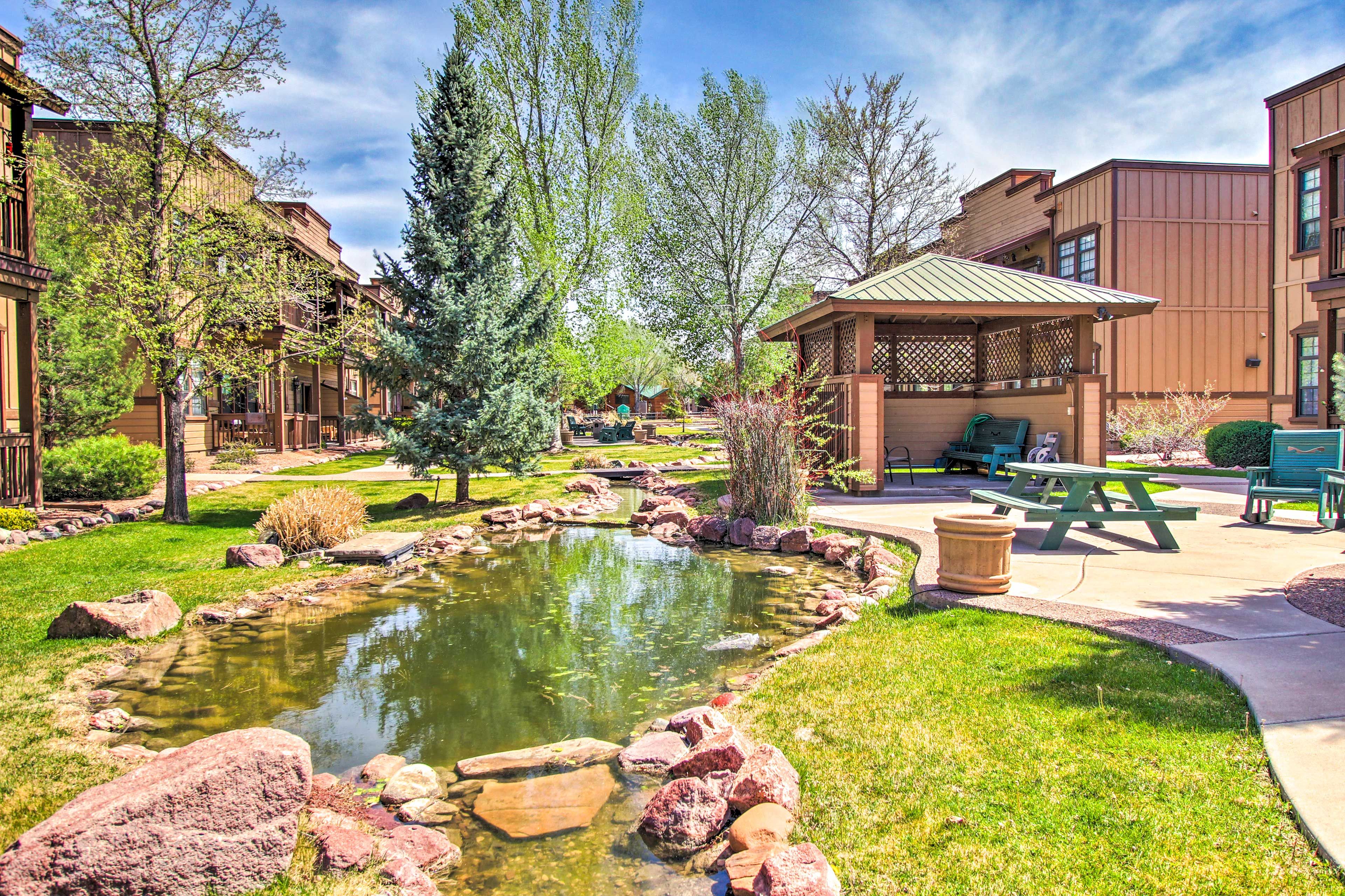 Overgaard Vacation Rental | 2BR | 1BA | 727 Sq Ft | Stairs Required