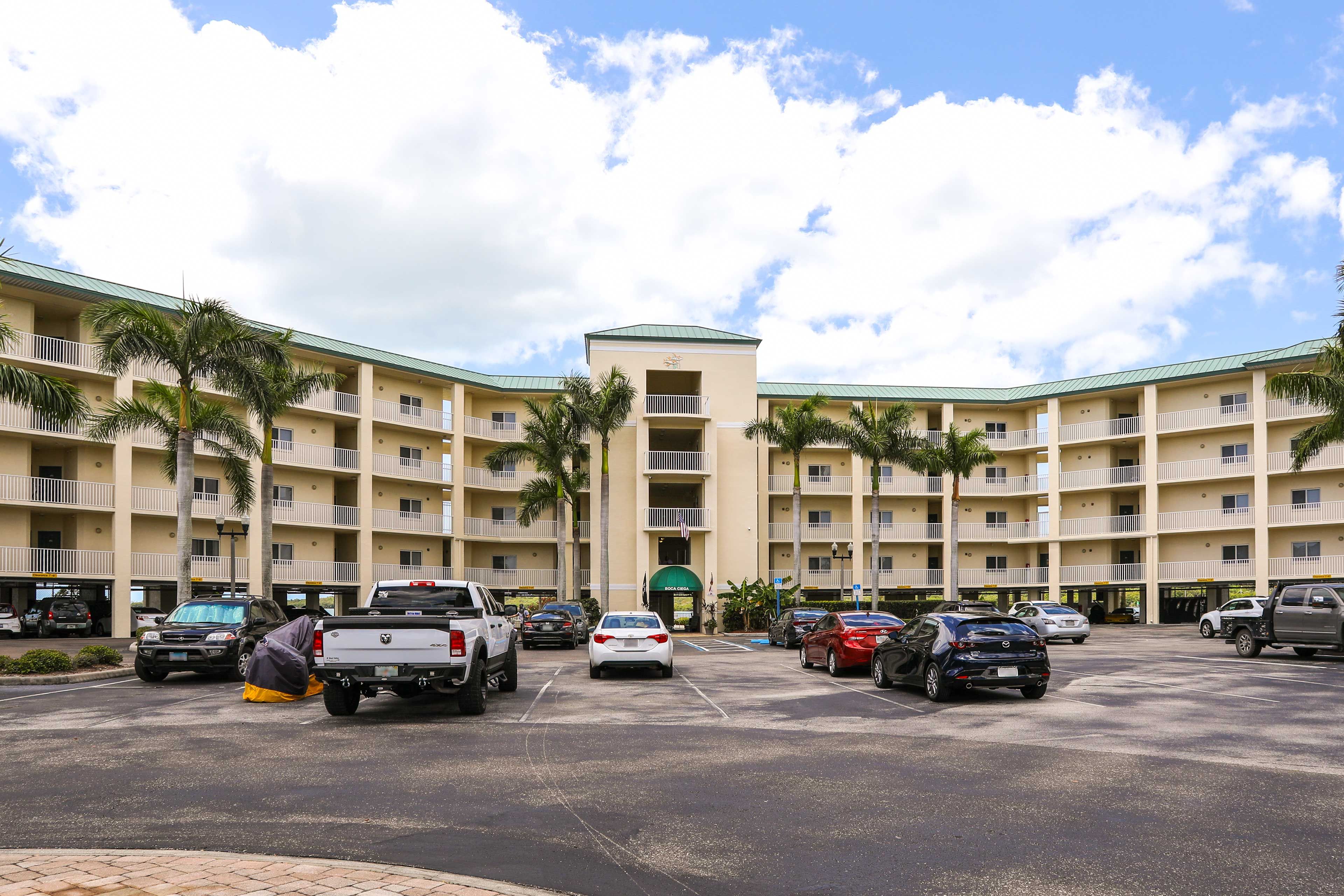 Resort Exterior | Reserved Space (1 Vehicle) | Community Lot