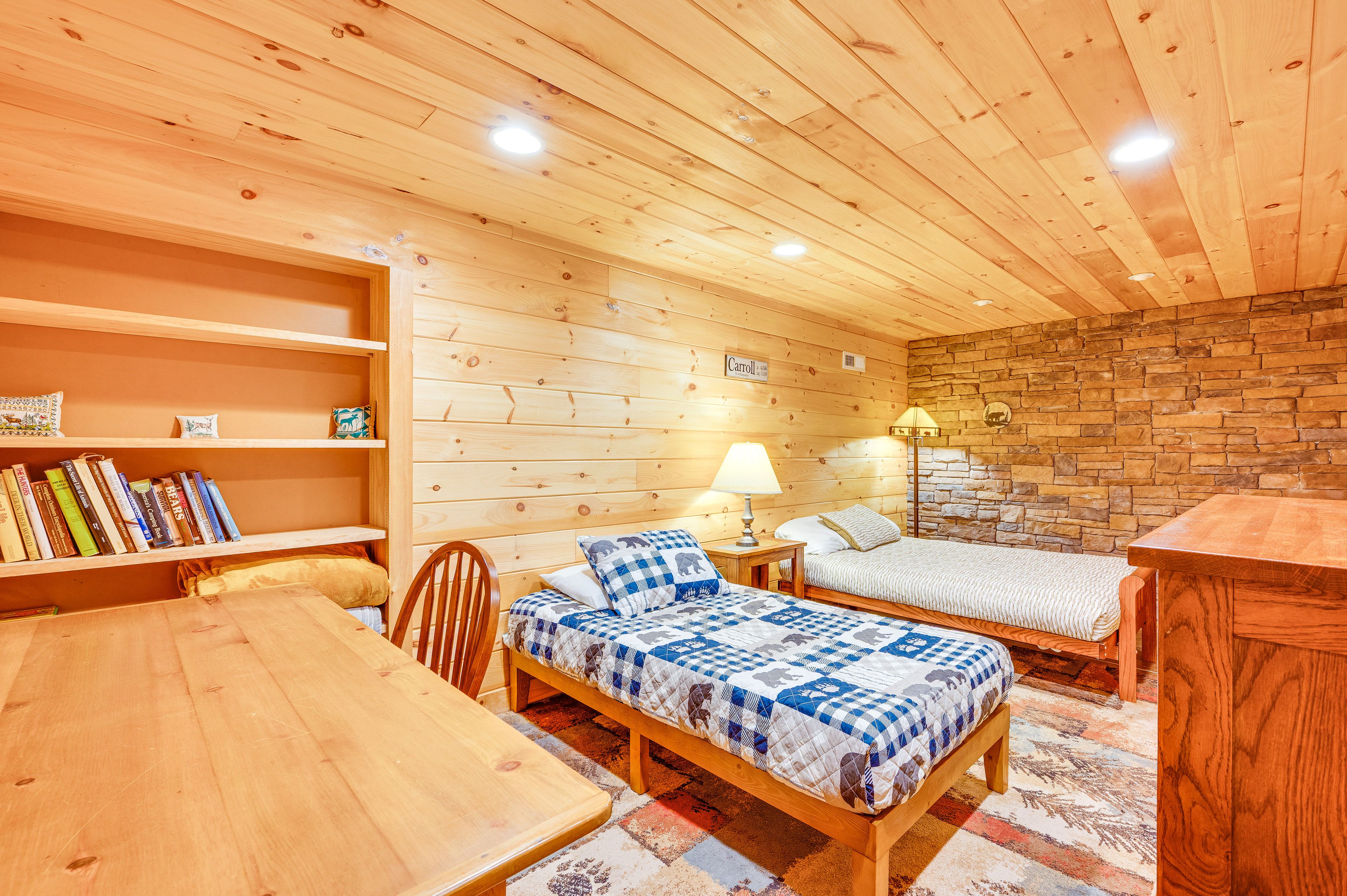 Bedroom 4 | Full Bed | Twin Bed | Basement | Lower Floor