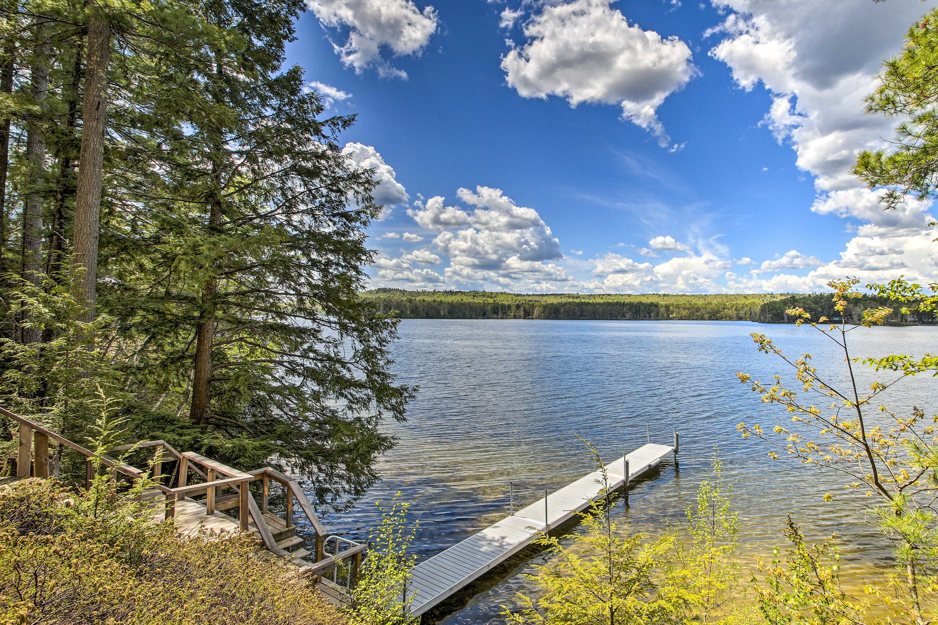 Stairs to Lake