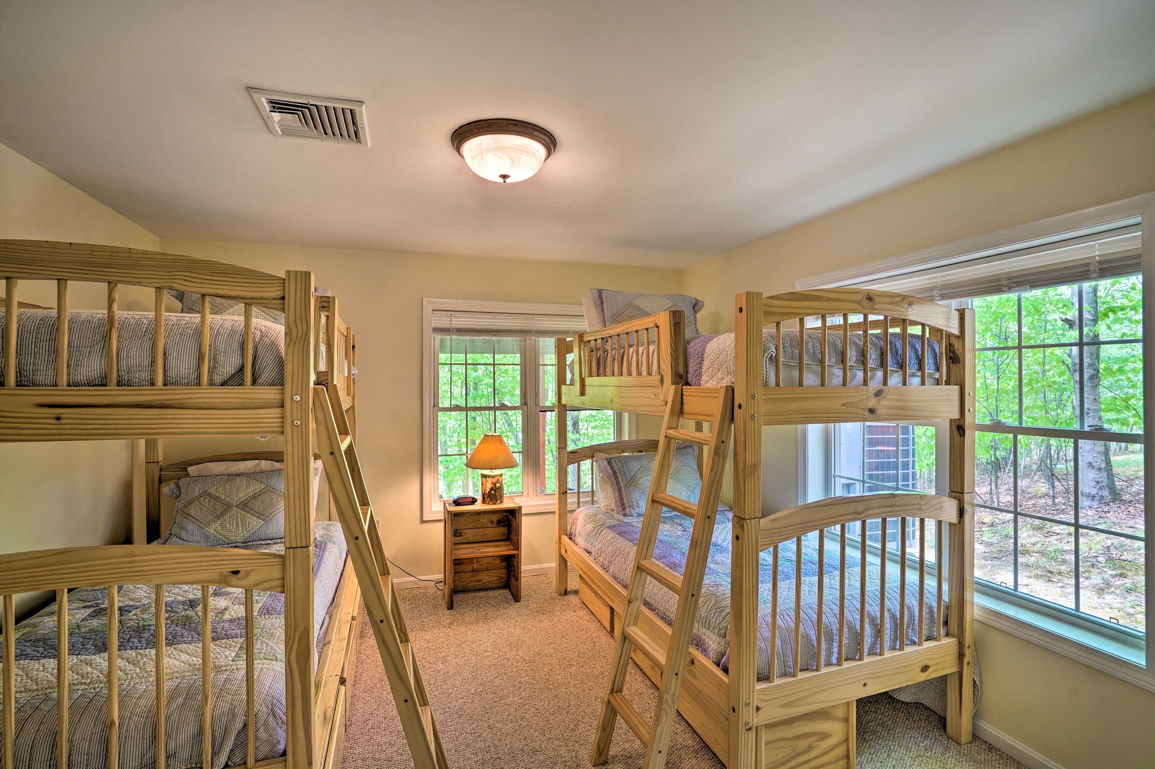 Bedroom 4 | 2 Twin Bunk Beds | Lower Level