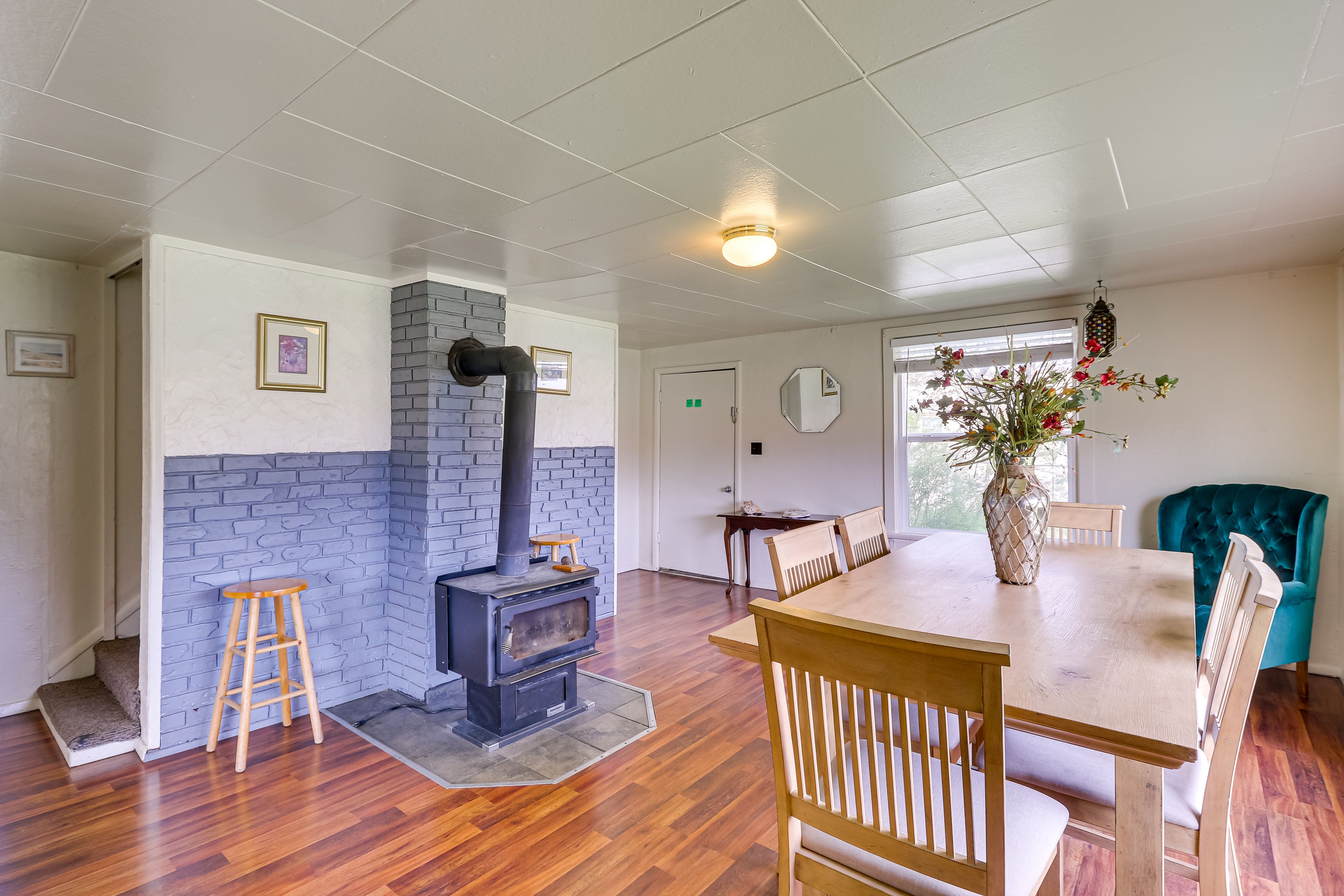 Dining Area | Wood-Burning Stove