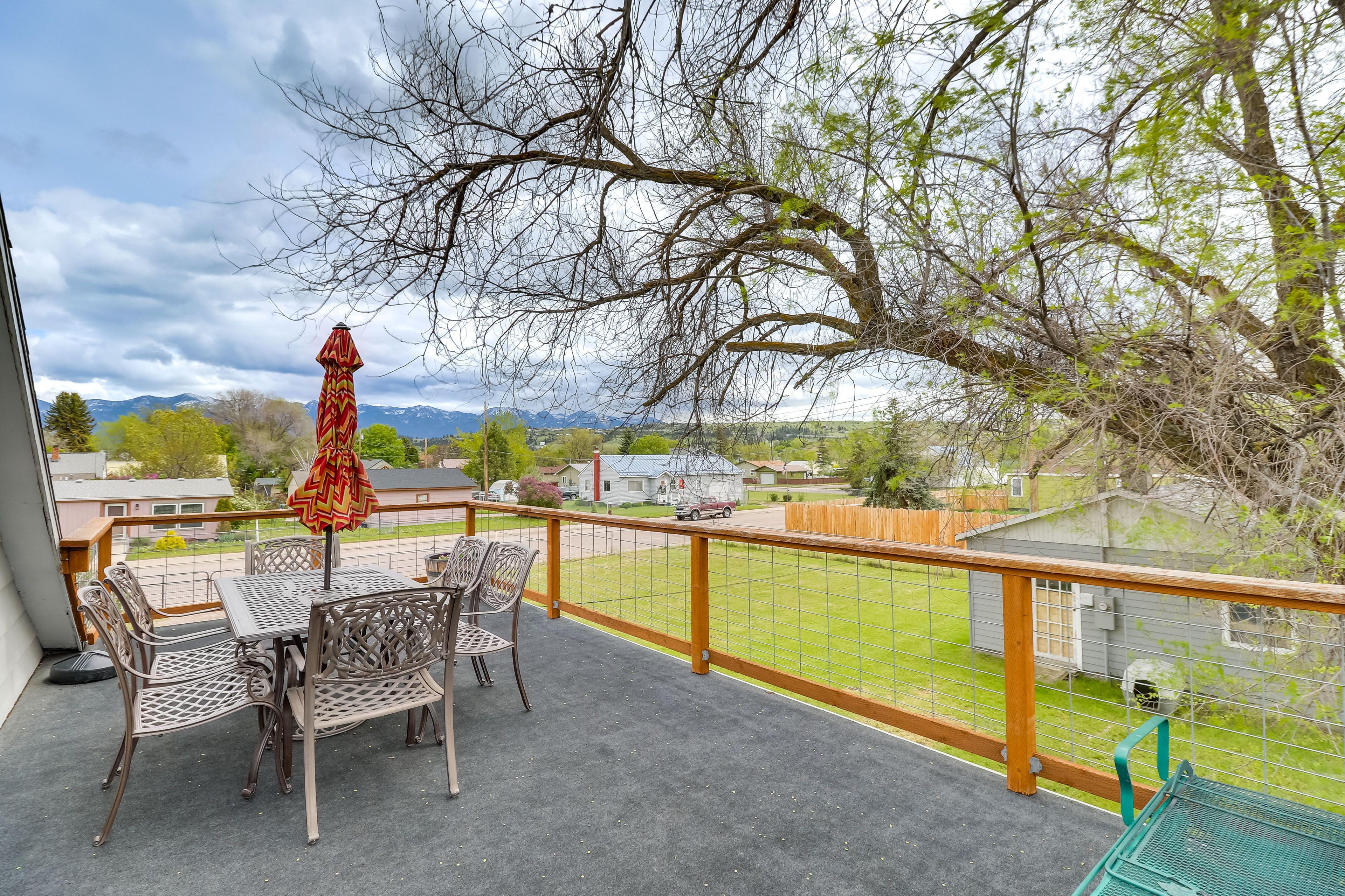 Exterior | Furnished Deck | Back Yard | 2 Exterior Security Cameras