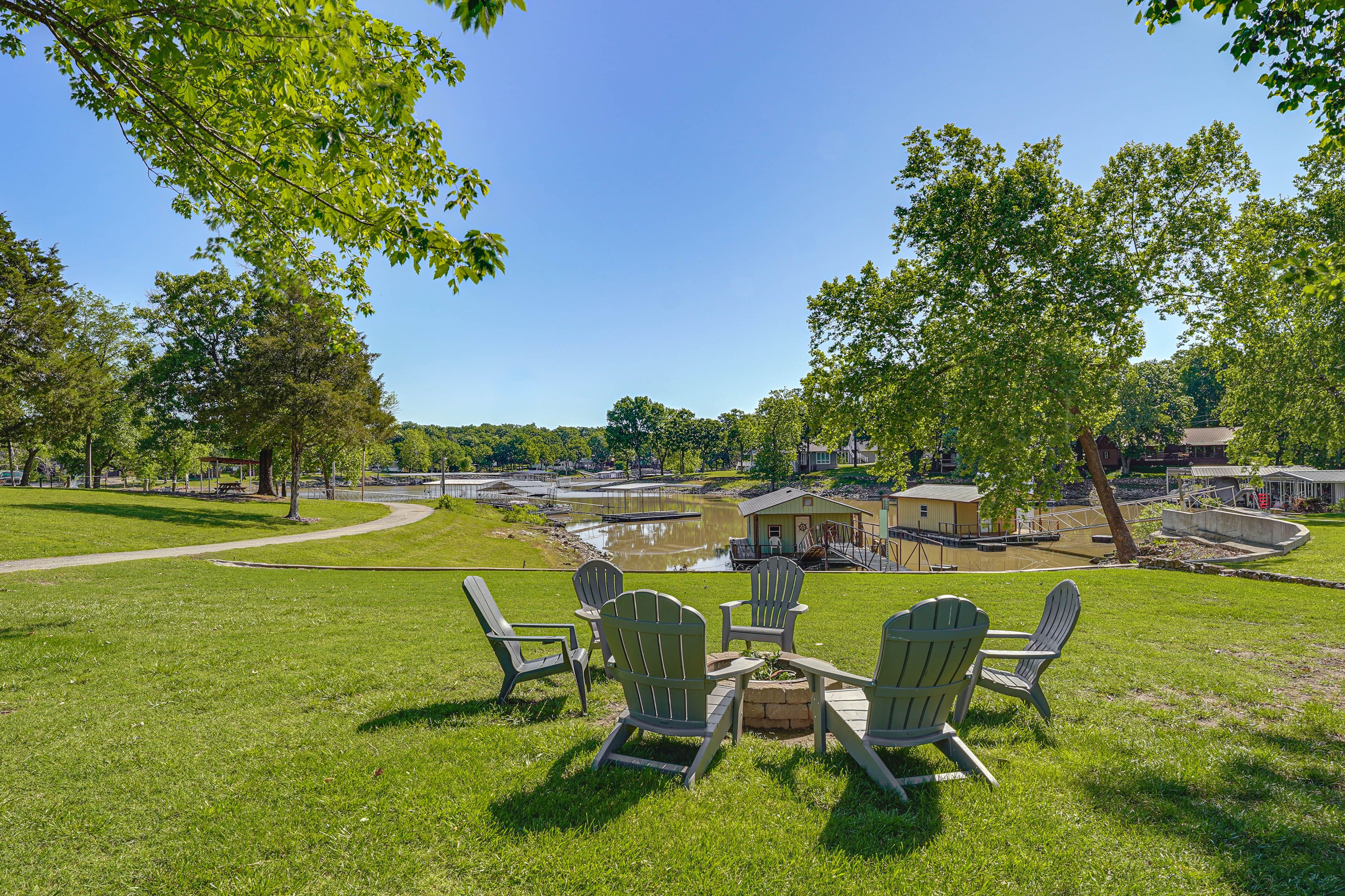 Grove Vacation Rental | 2BR | 2BA | Step-Free Entry via Carport | 1,615 Sq Ft