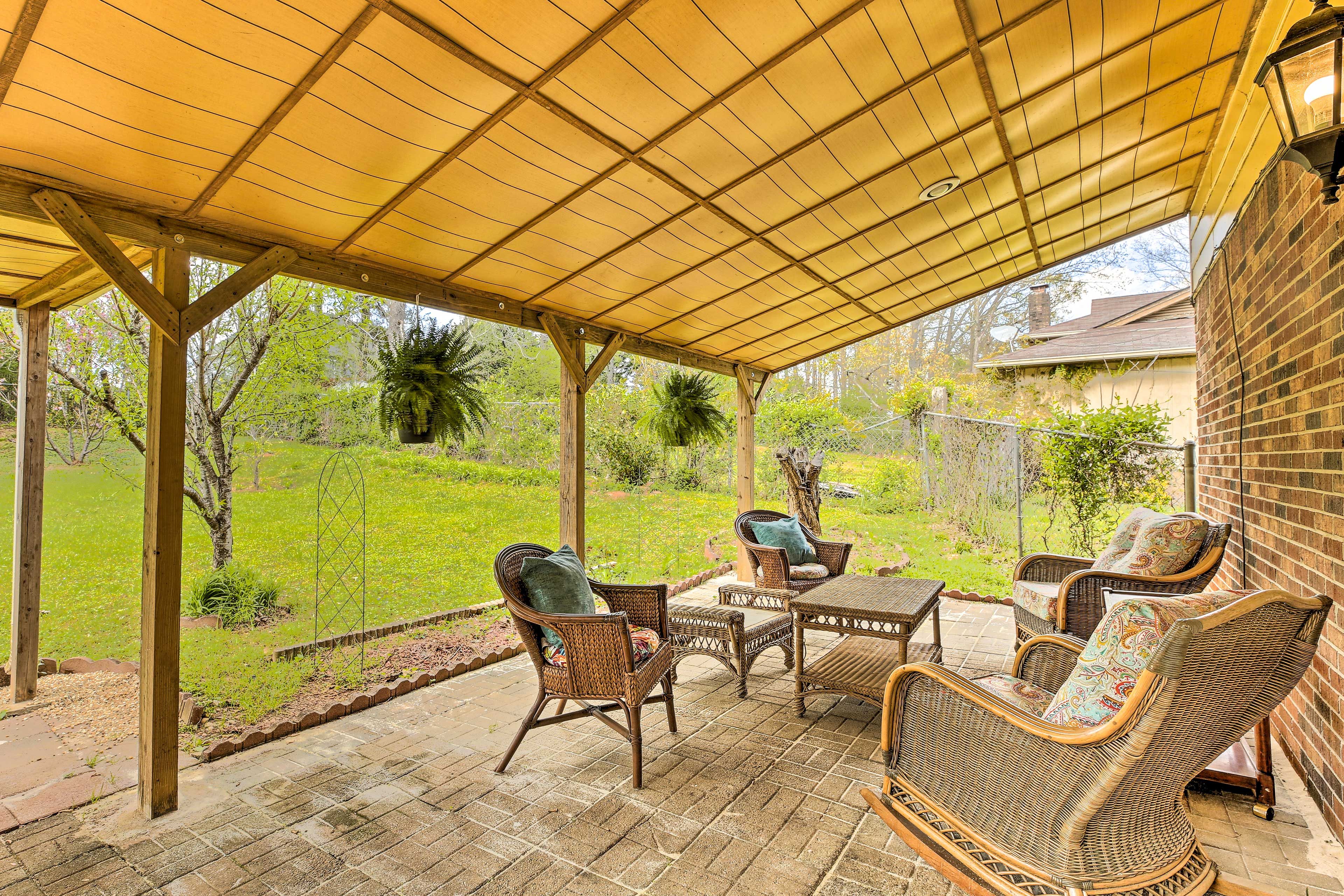 Furnished Patio | 1 Exterior Security Camera (Facing Front Entrance)