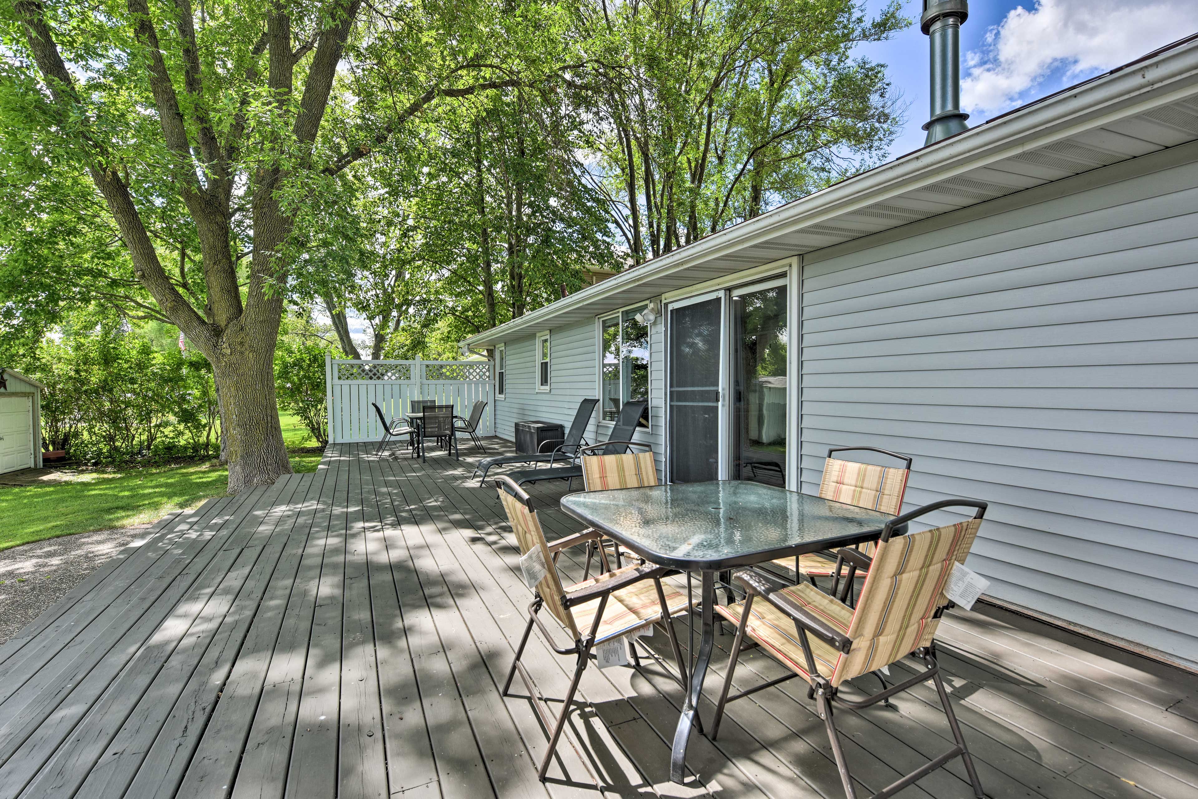 Backyard | Deck | Swing Set | Boat Dock