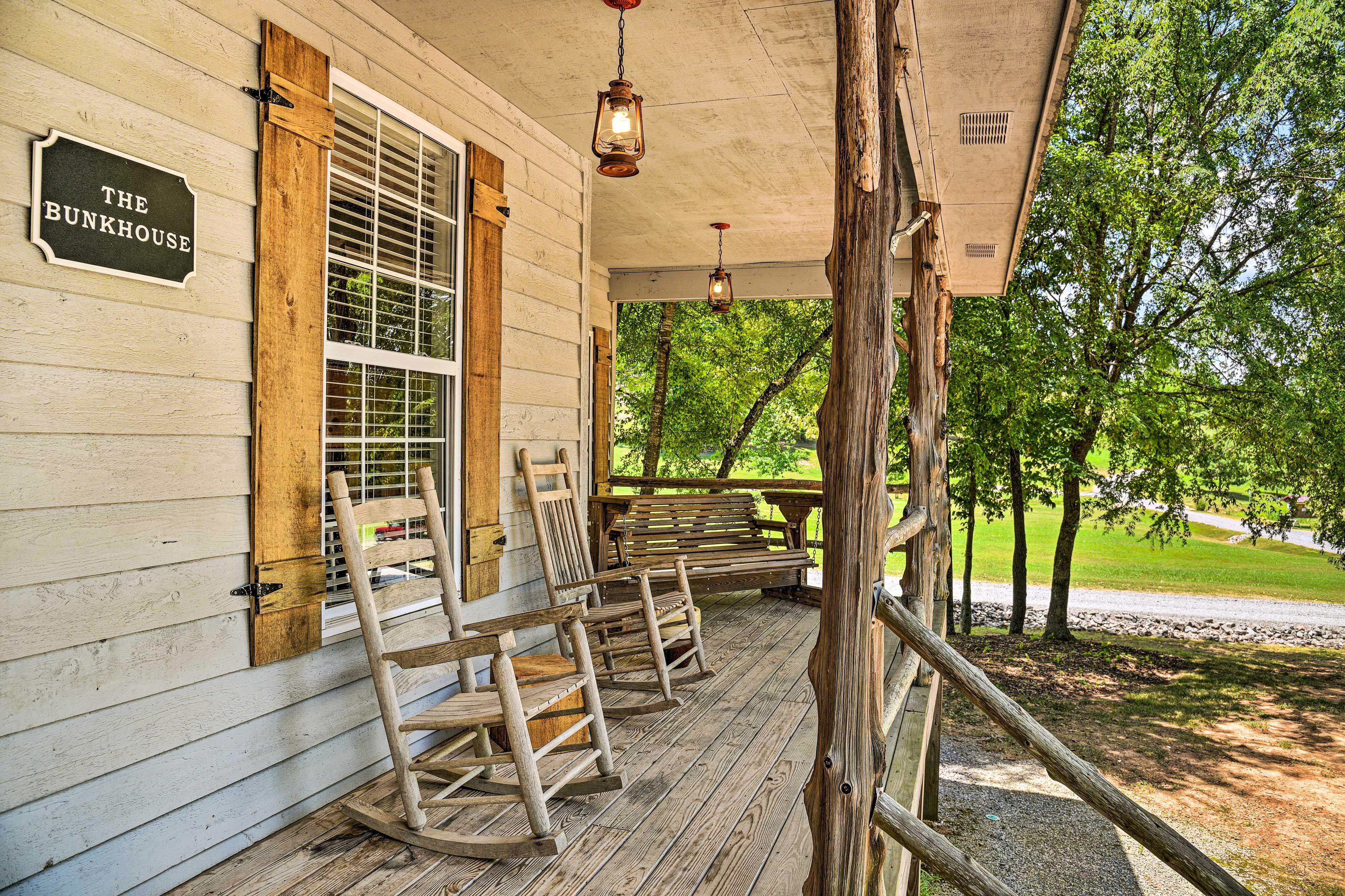 Covered Wraparound Deck