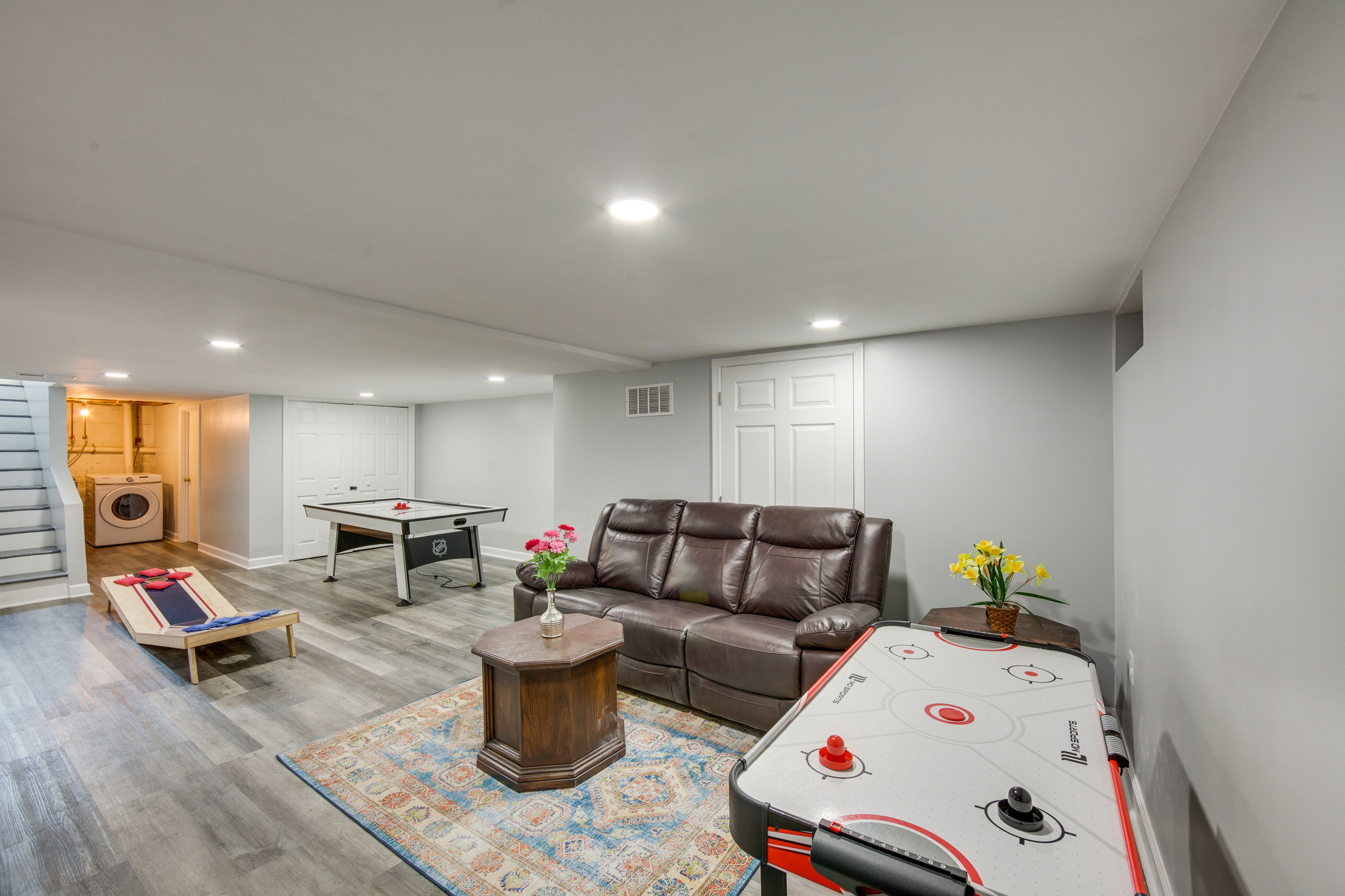 Game Room | Air Hockey | Cornhole