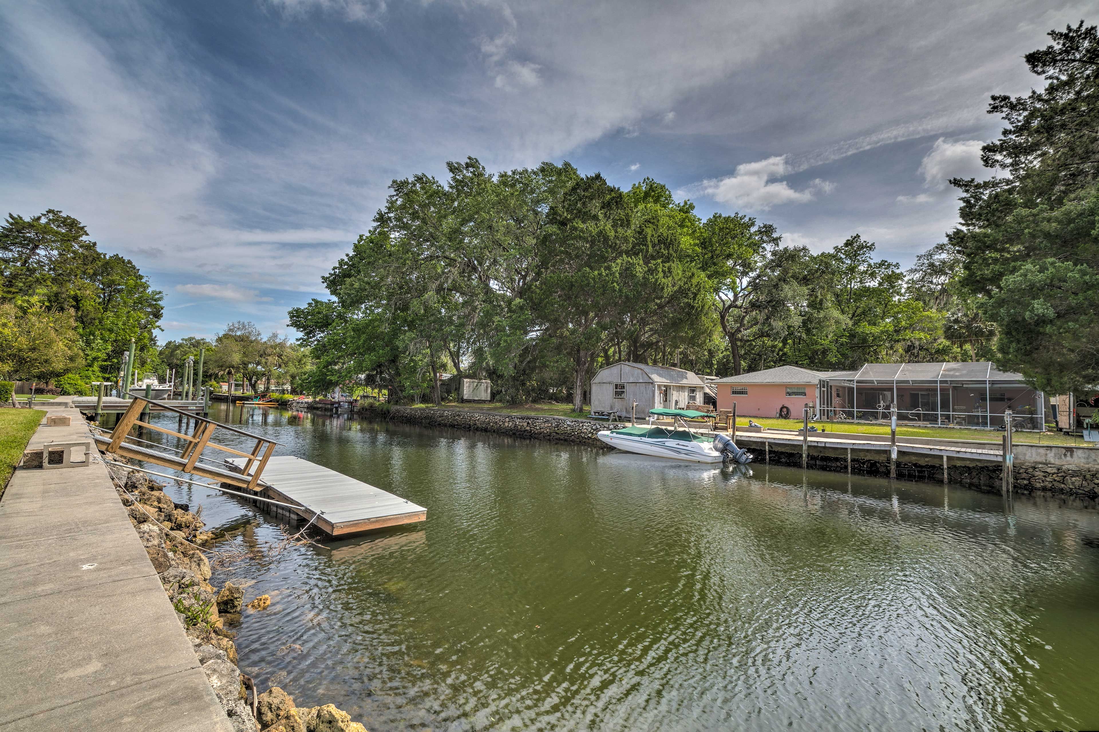 House Exterior | Private Boat Dock | Canal Access On-Site
