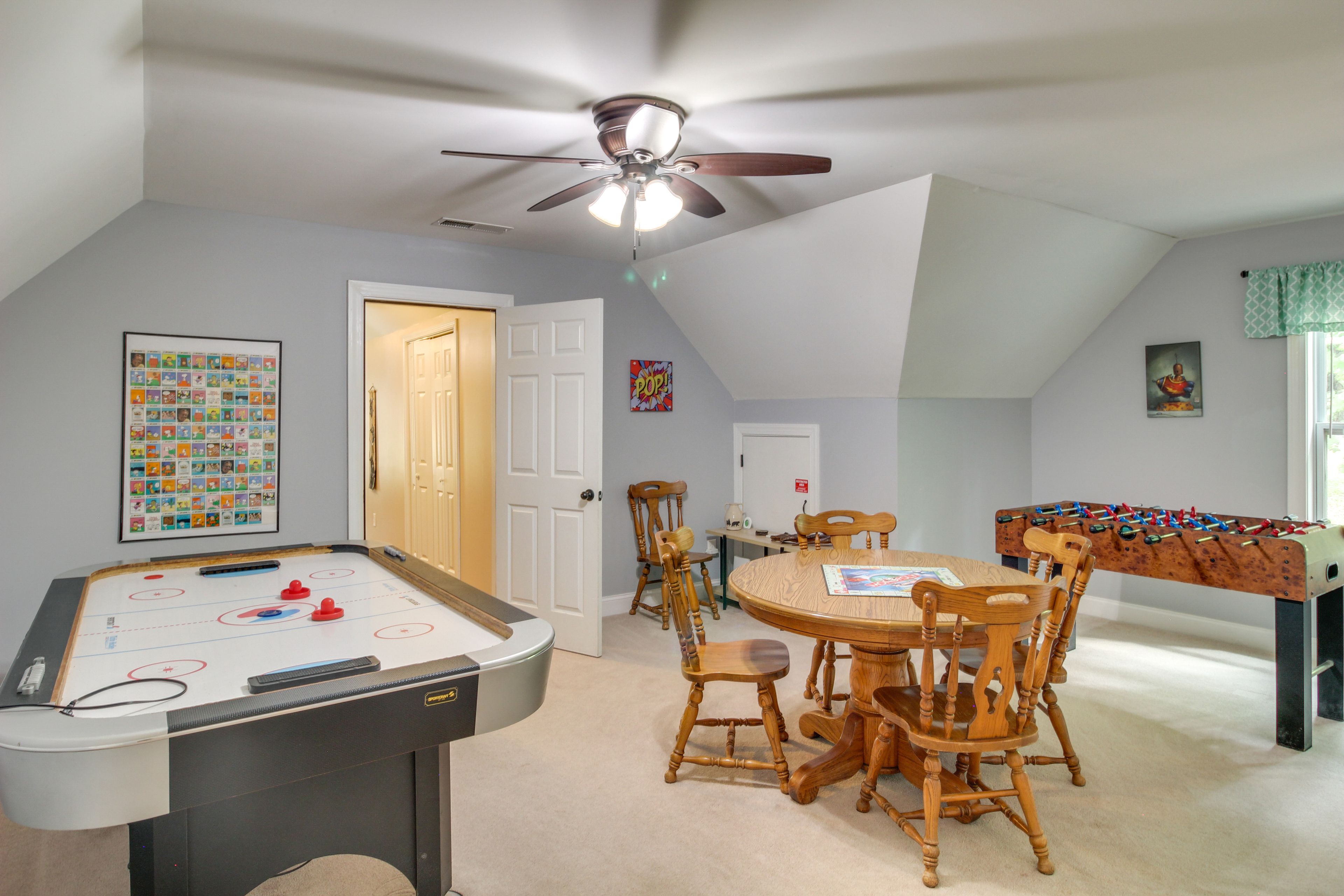 Game Room | 2nd Floor | Foosball Table | Air Hockey Table | Board Games
