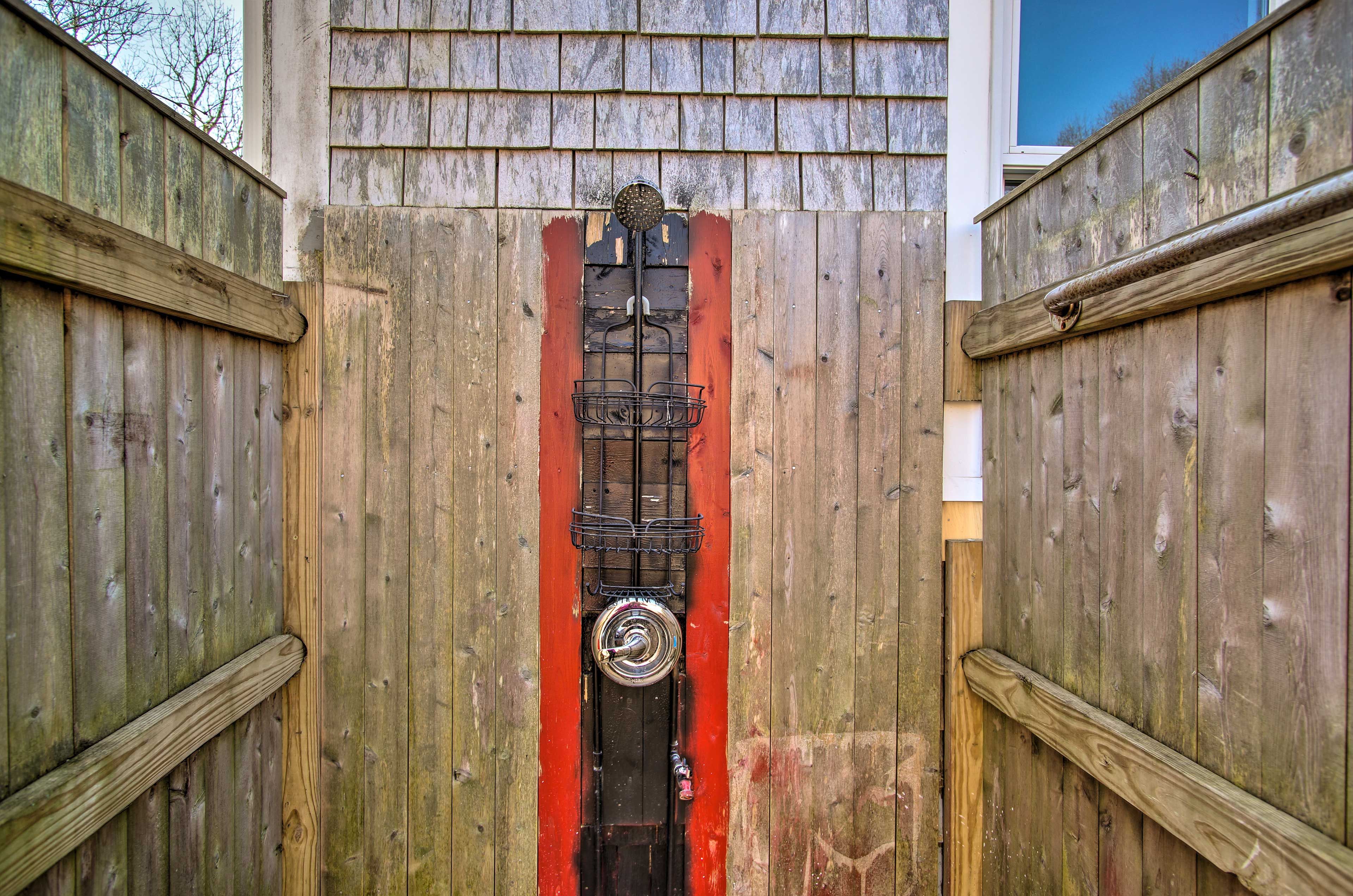 Fenced-In Yard | Outdoor Shower
