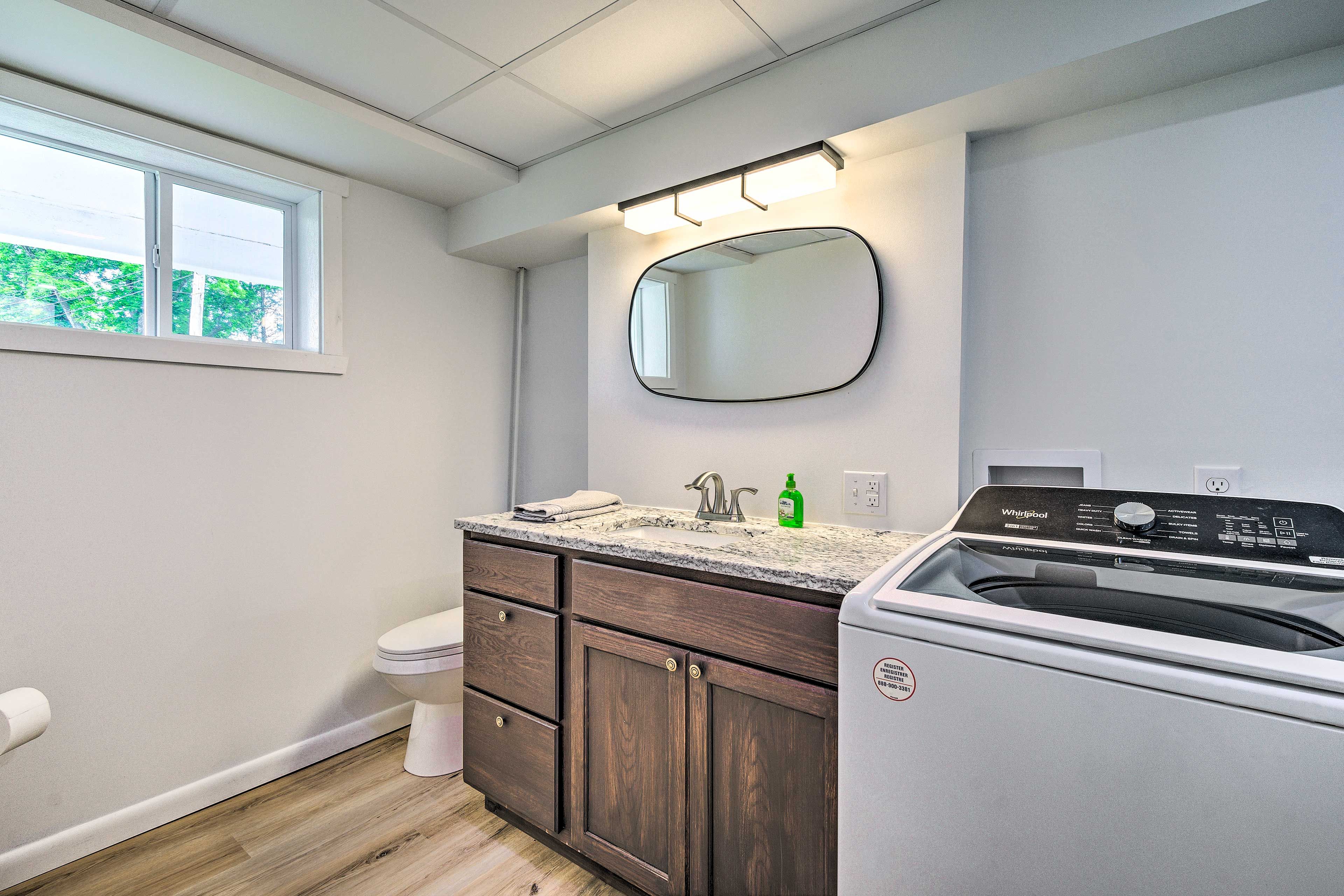 Half Bath | Washer & Dryer