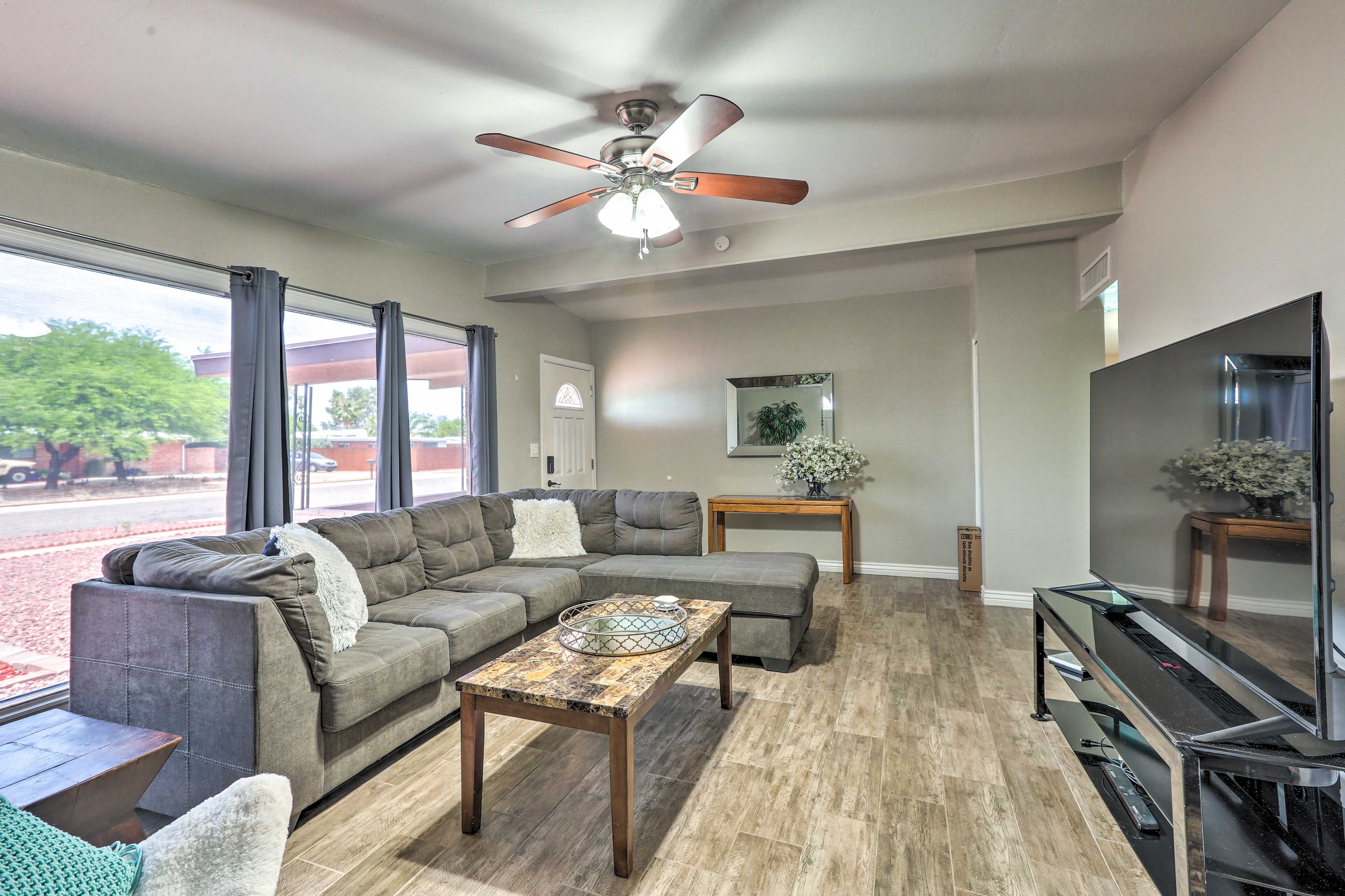 Tucson Vacation Rental | 1,841 Sq Ft | 4BR | 2BA | 1 Step Required
