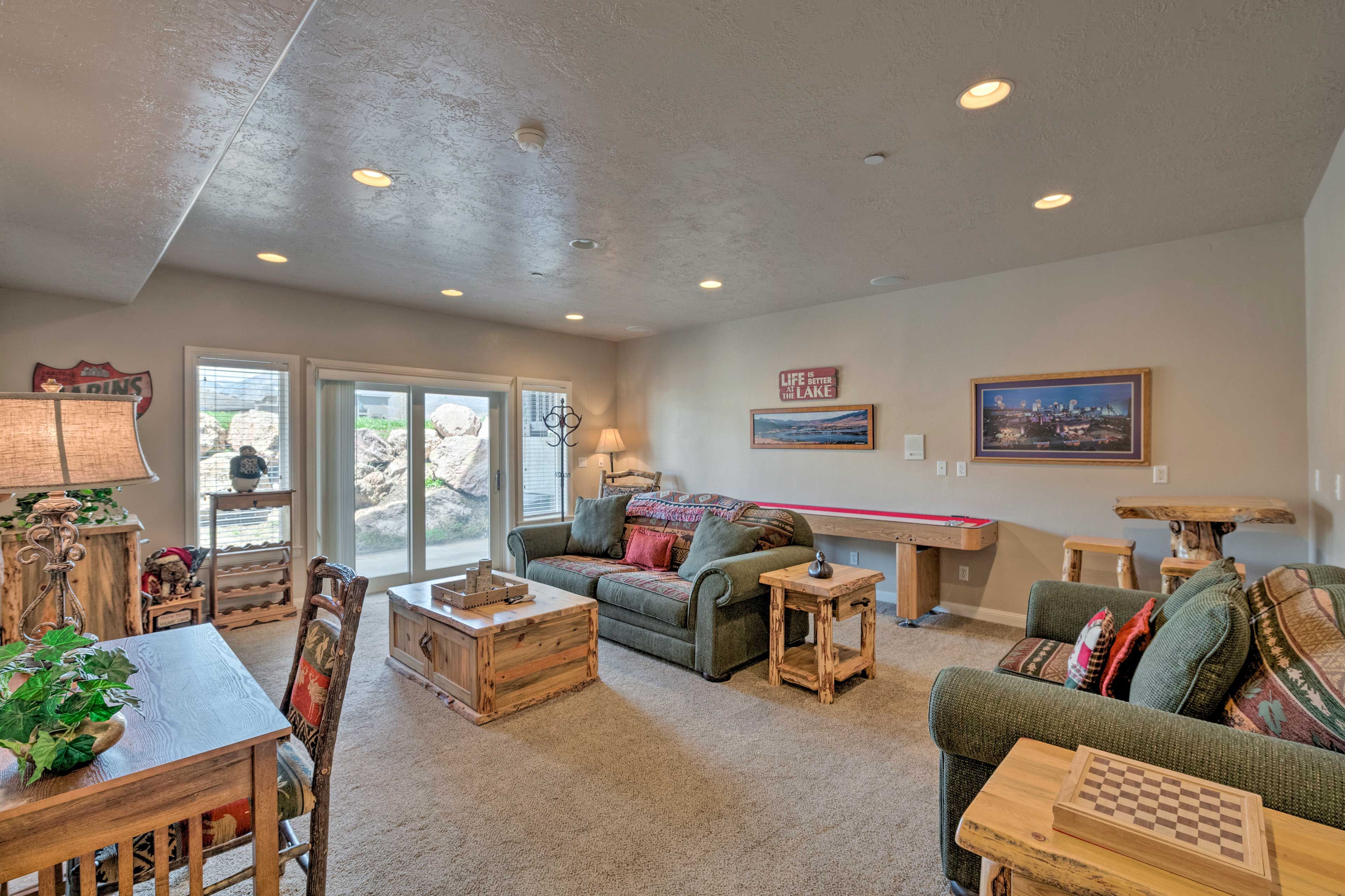 Game Room | Lower Level | Shuffleboard Table