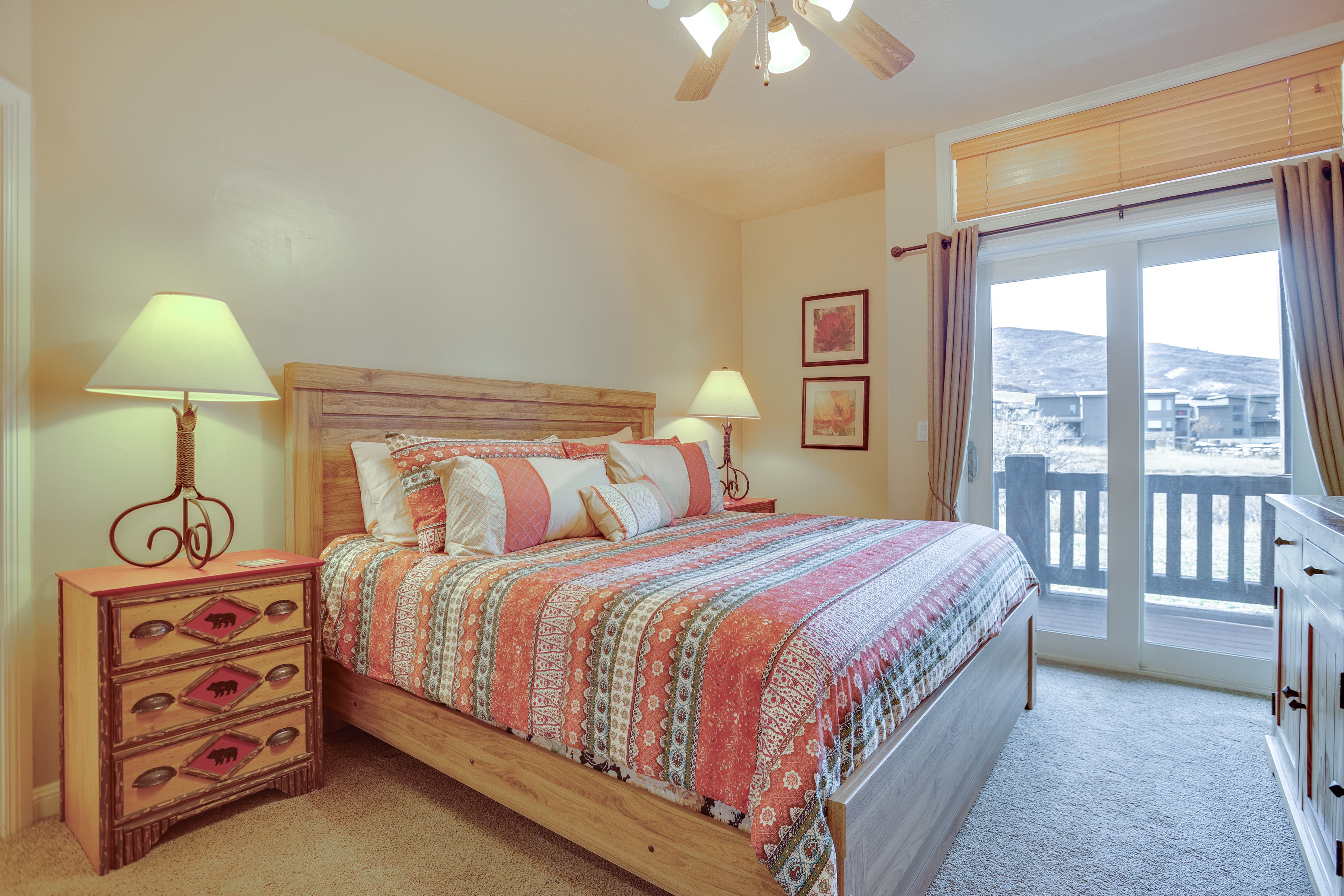 Bedroom 1 | Main Level | California King Bed | Linens Provided