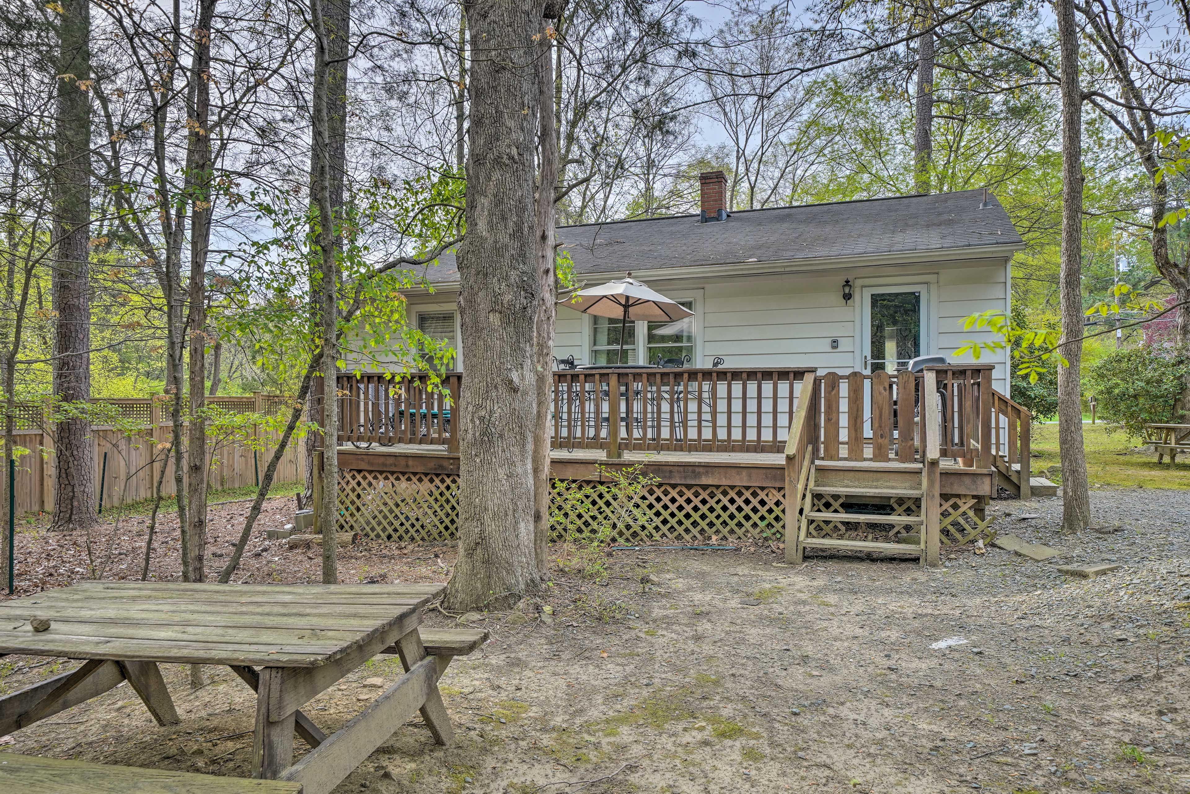 House Exterior | Picnic Table