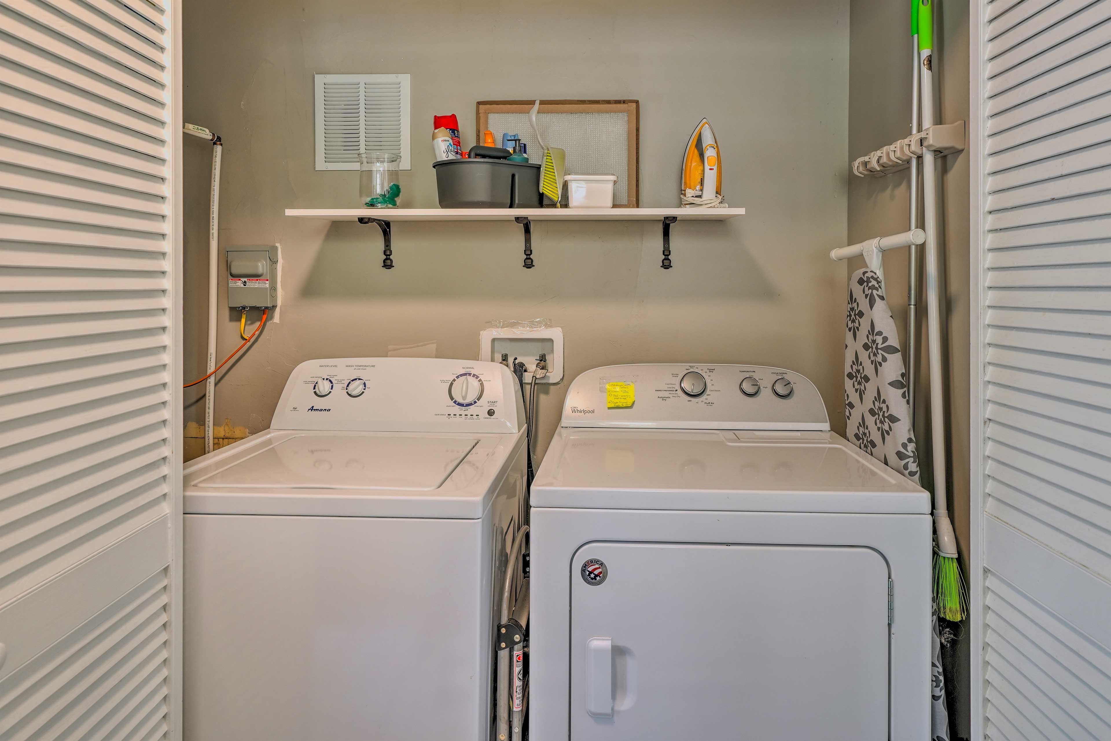 Laundry | Detergent Provided