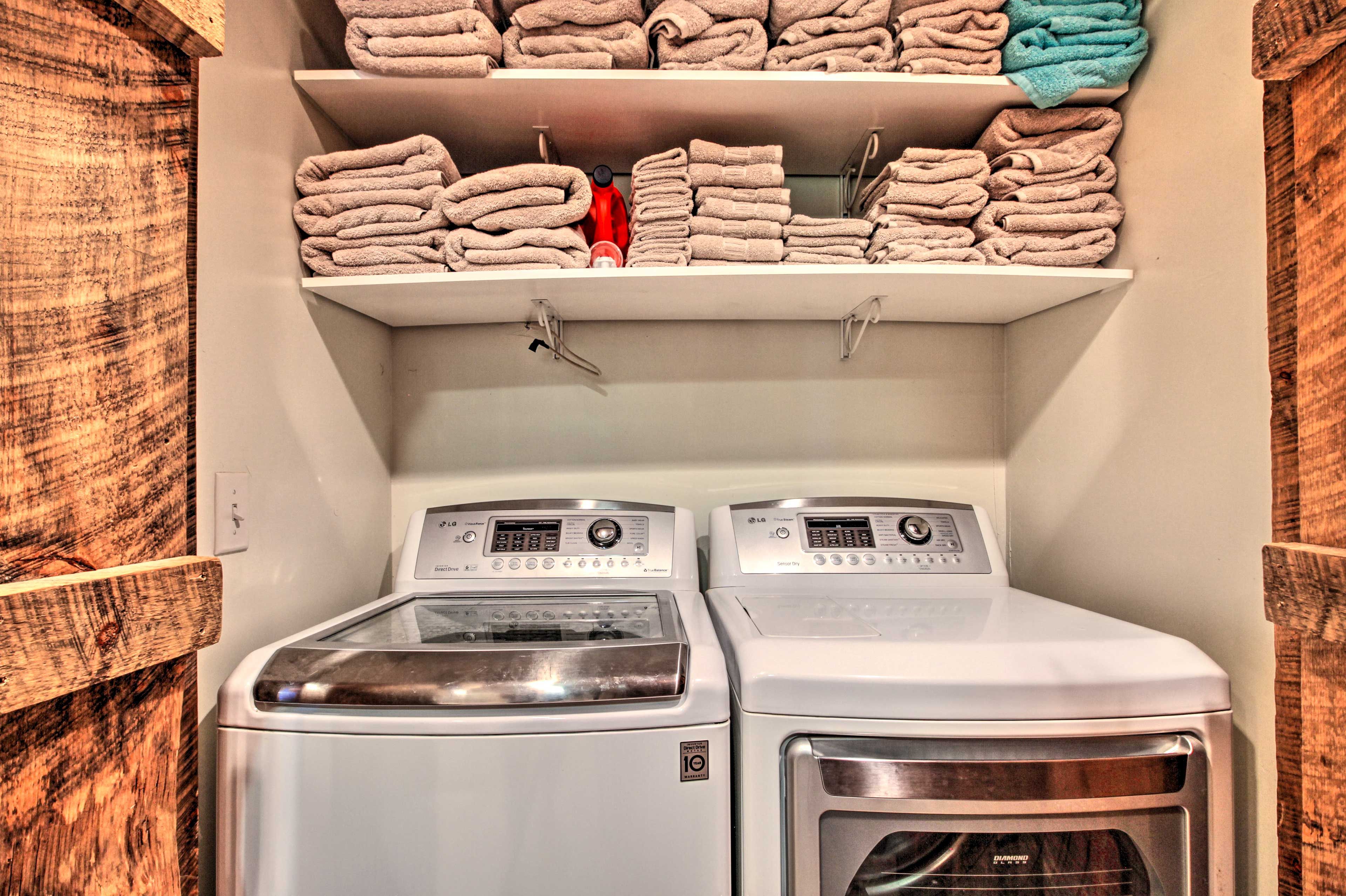 Laundry Area | Laundry Detergent Provided