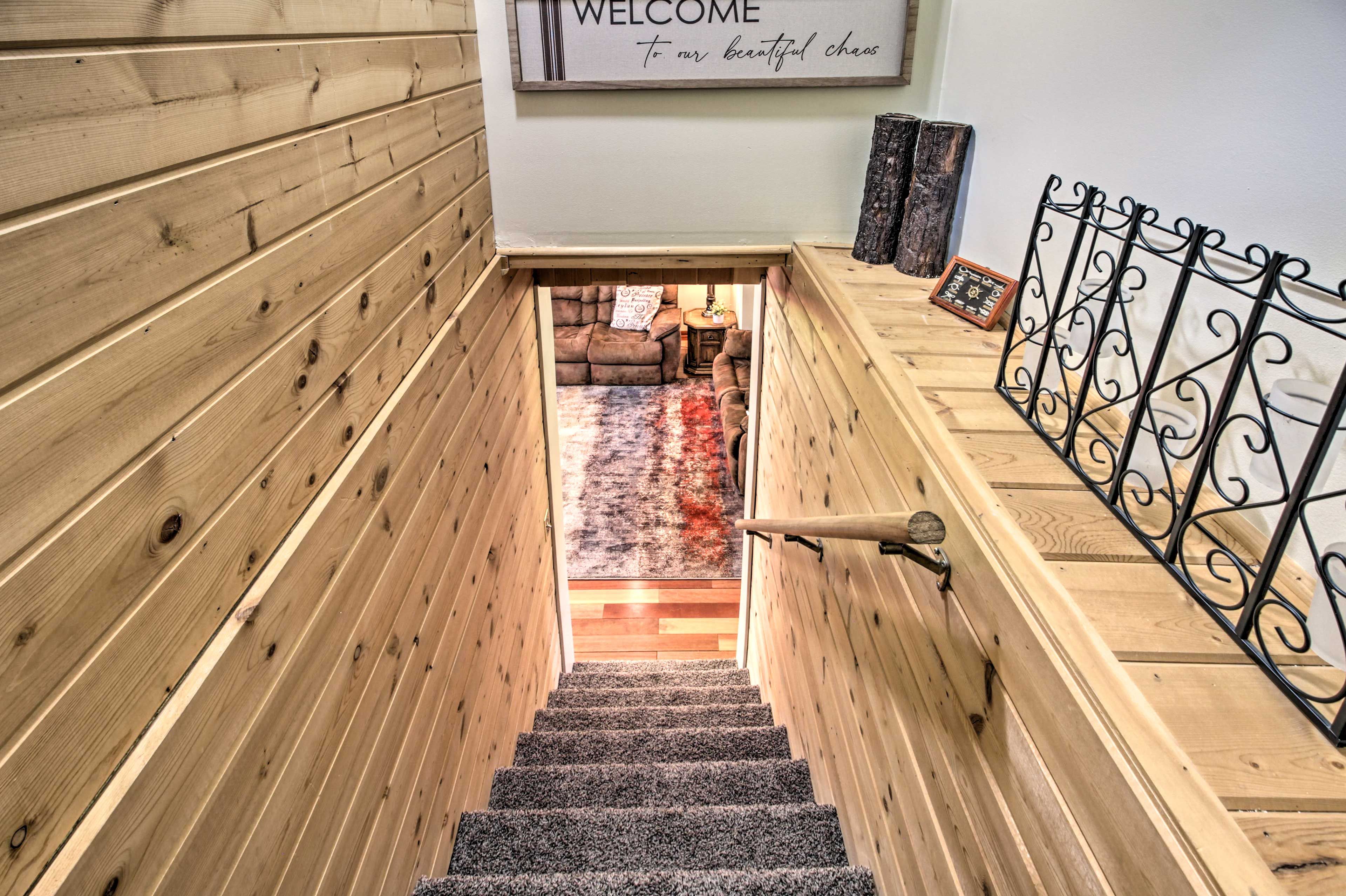 Stairway to Bedrooms 3 & 4