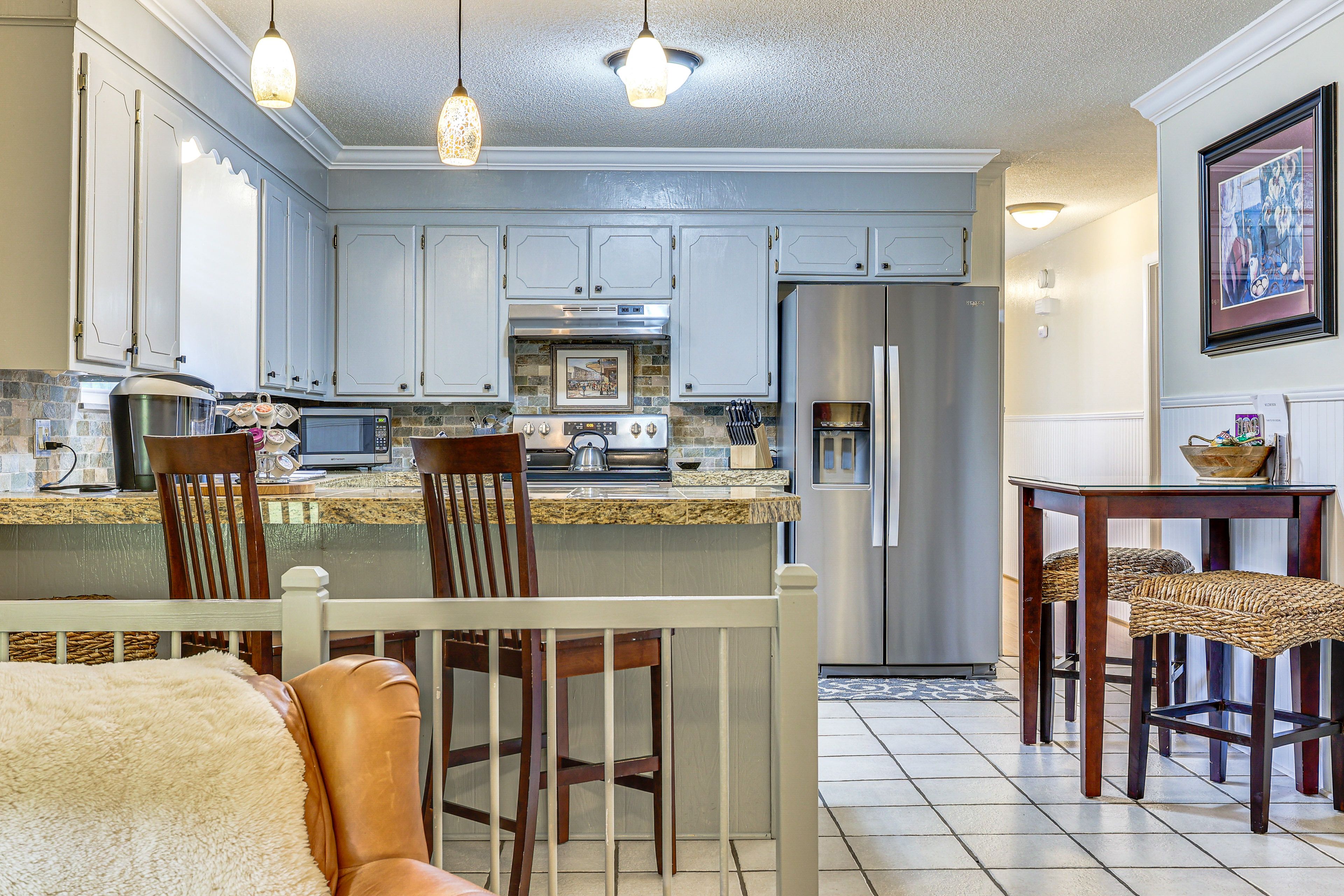 Kitchen | Main Level | Keurig Coffee Maker | Spices