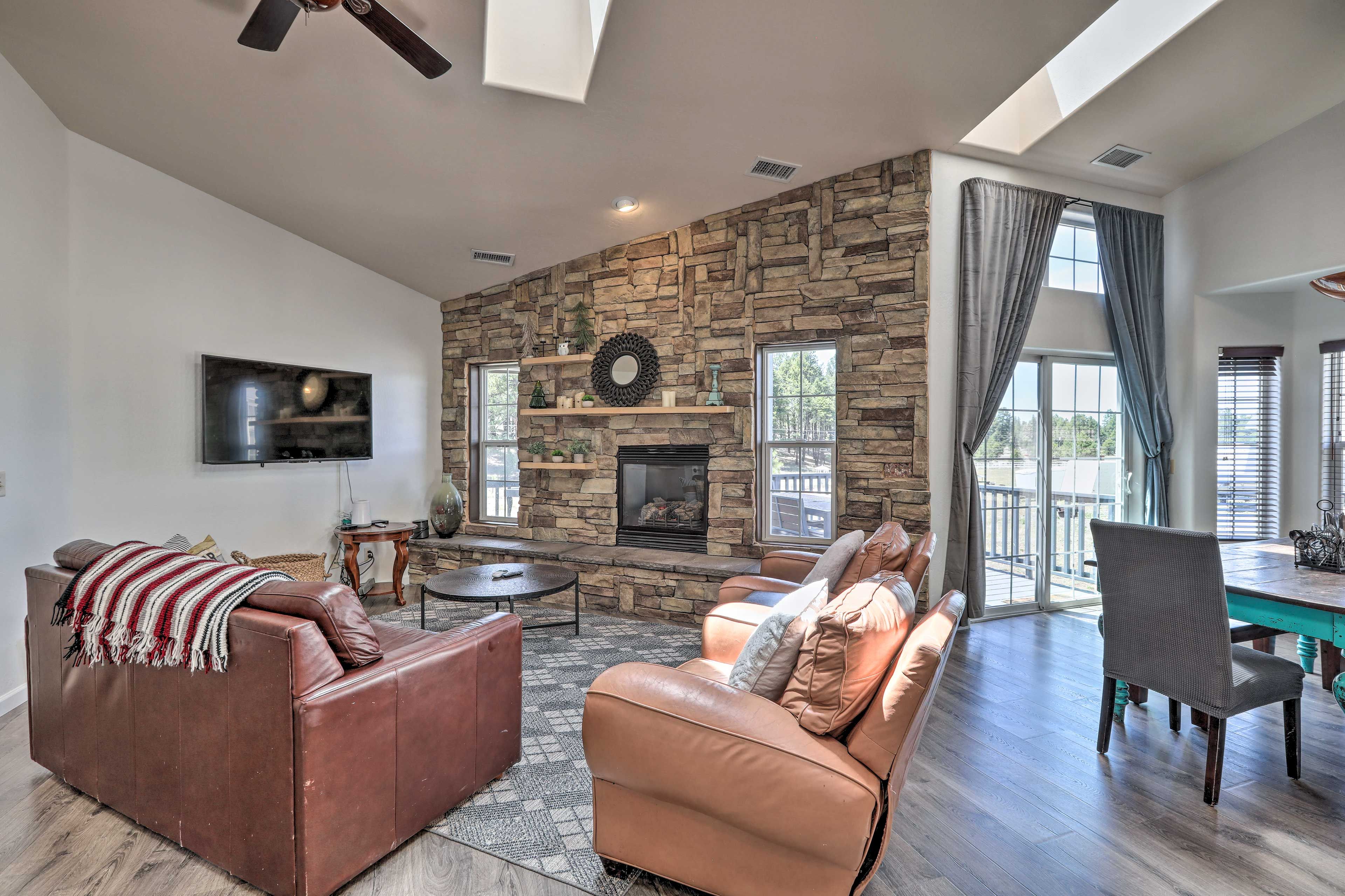 Living Room | Cable Access | Board Games | Sliding Doors in Each Room