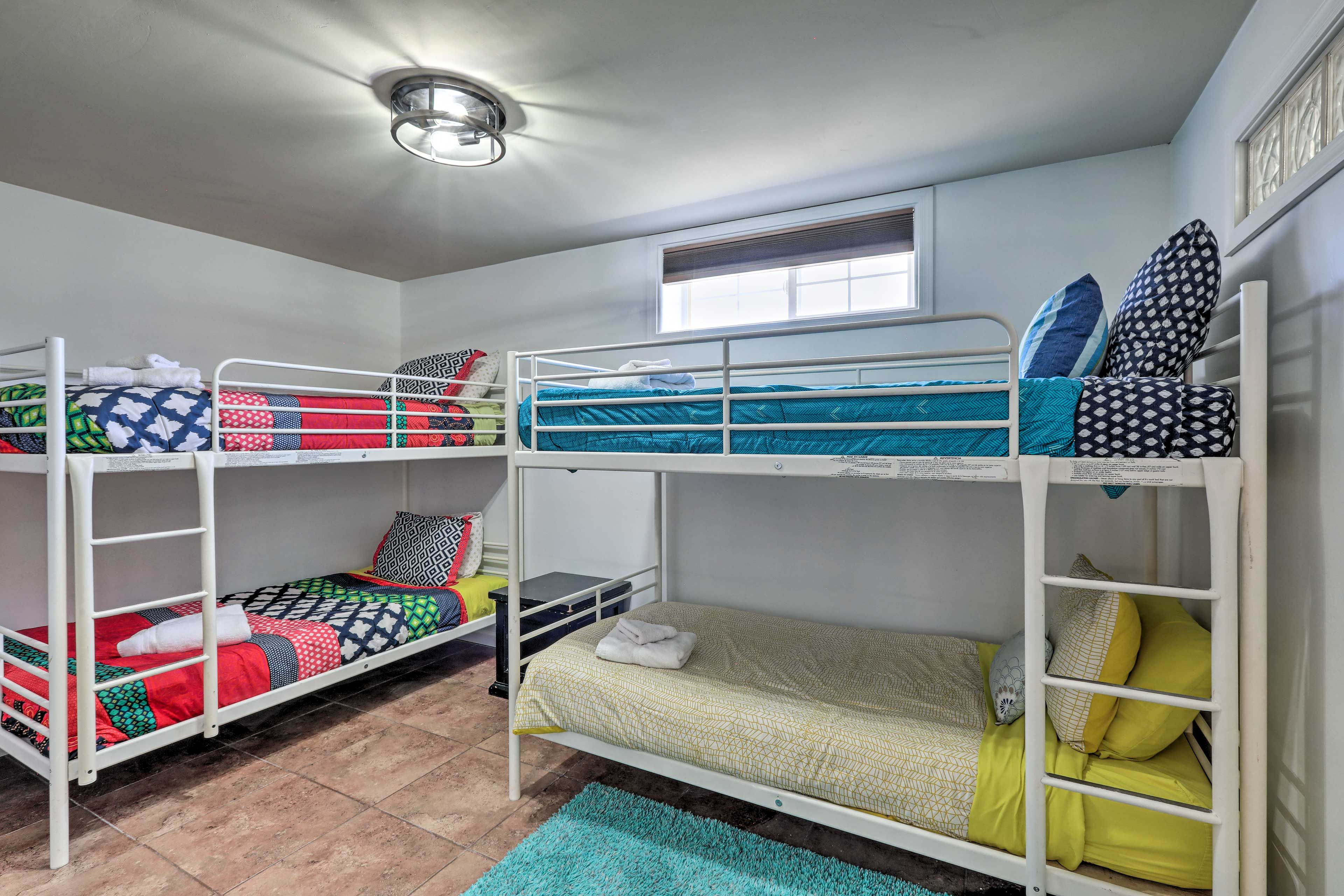 Bedroom 5 | 2 Twin Bunk Beds | 2nd Floor
